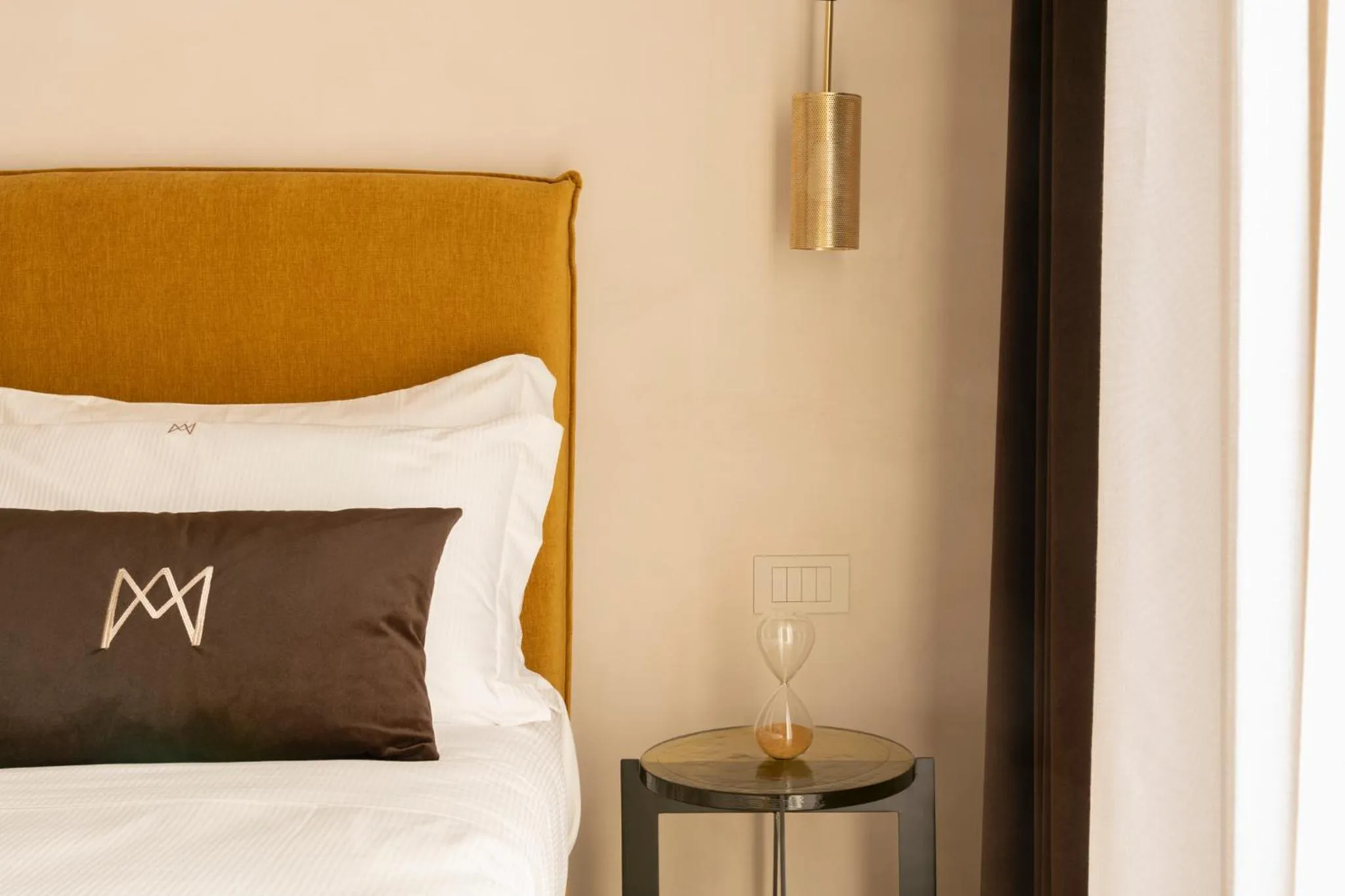 Bed in Demetra Luxury Suites