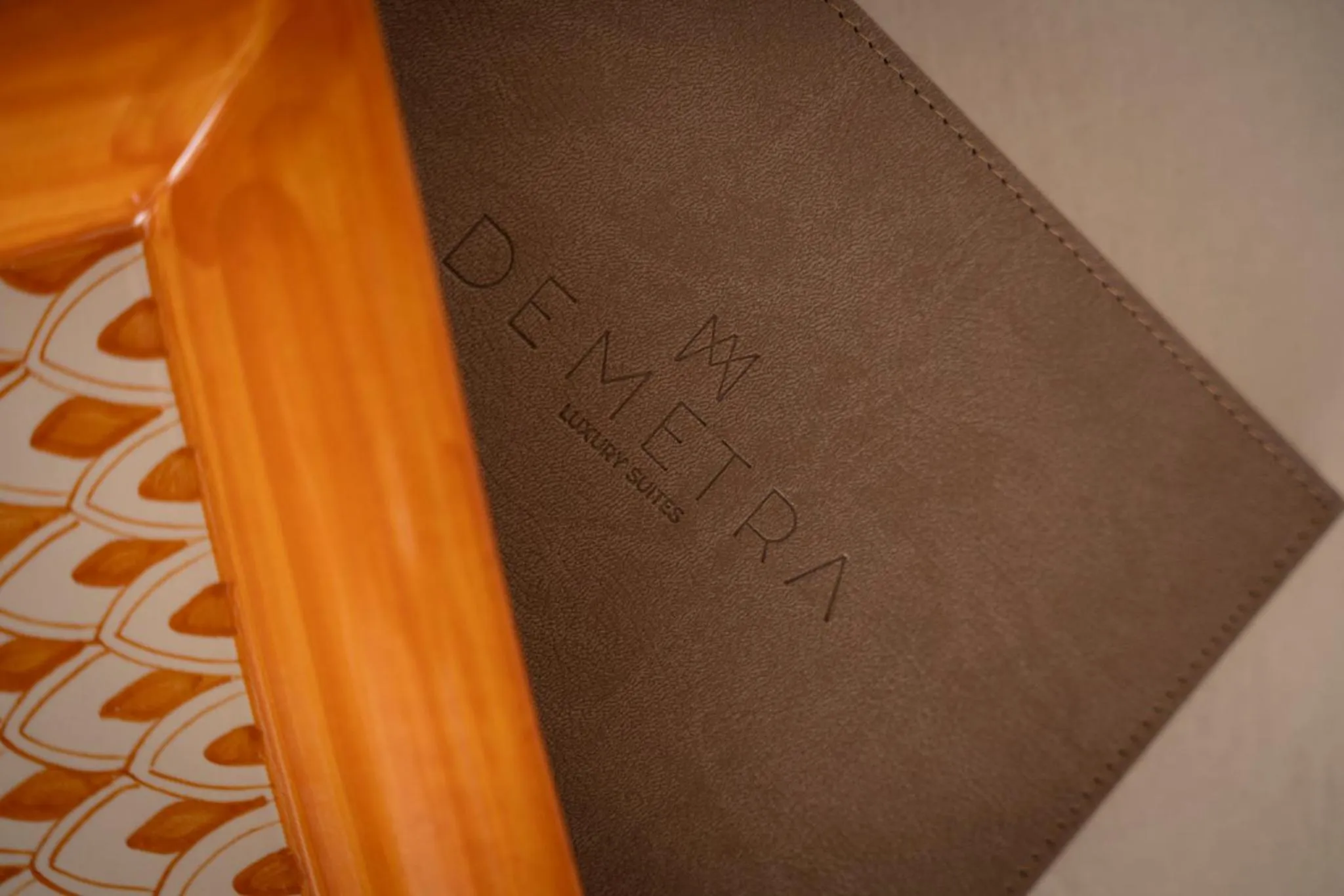 Text overlay in Demetra Luxury Suites