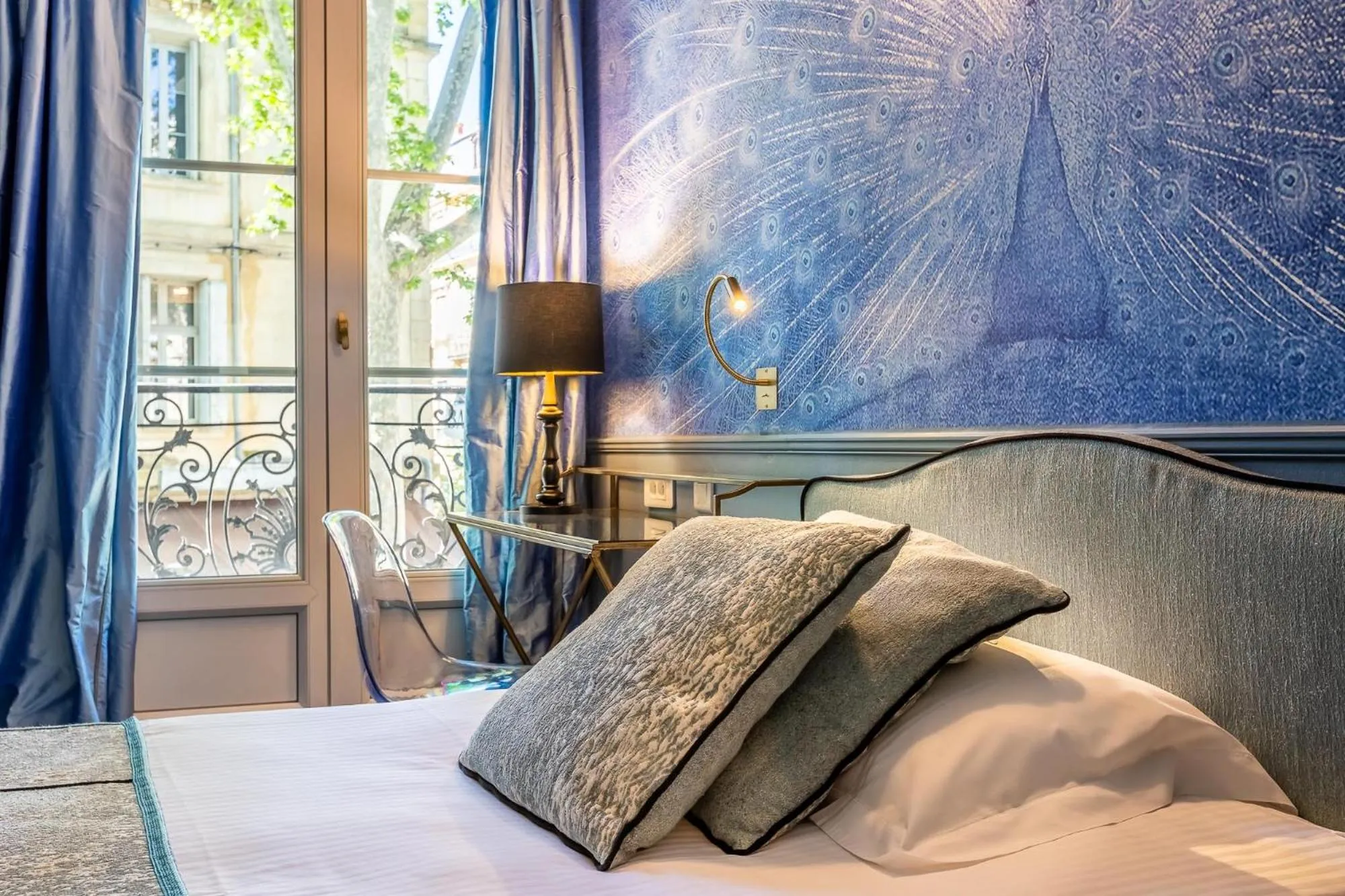 Bed in Hotel du Palais