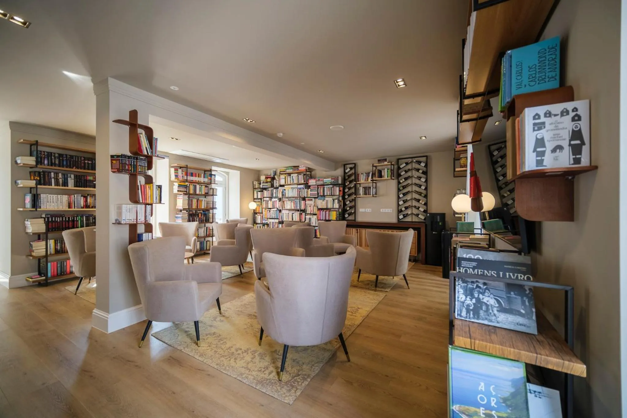 Library in Azores Book Hotel