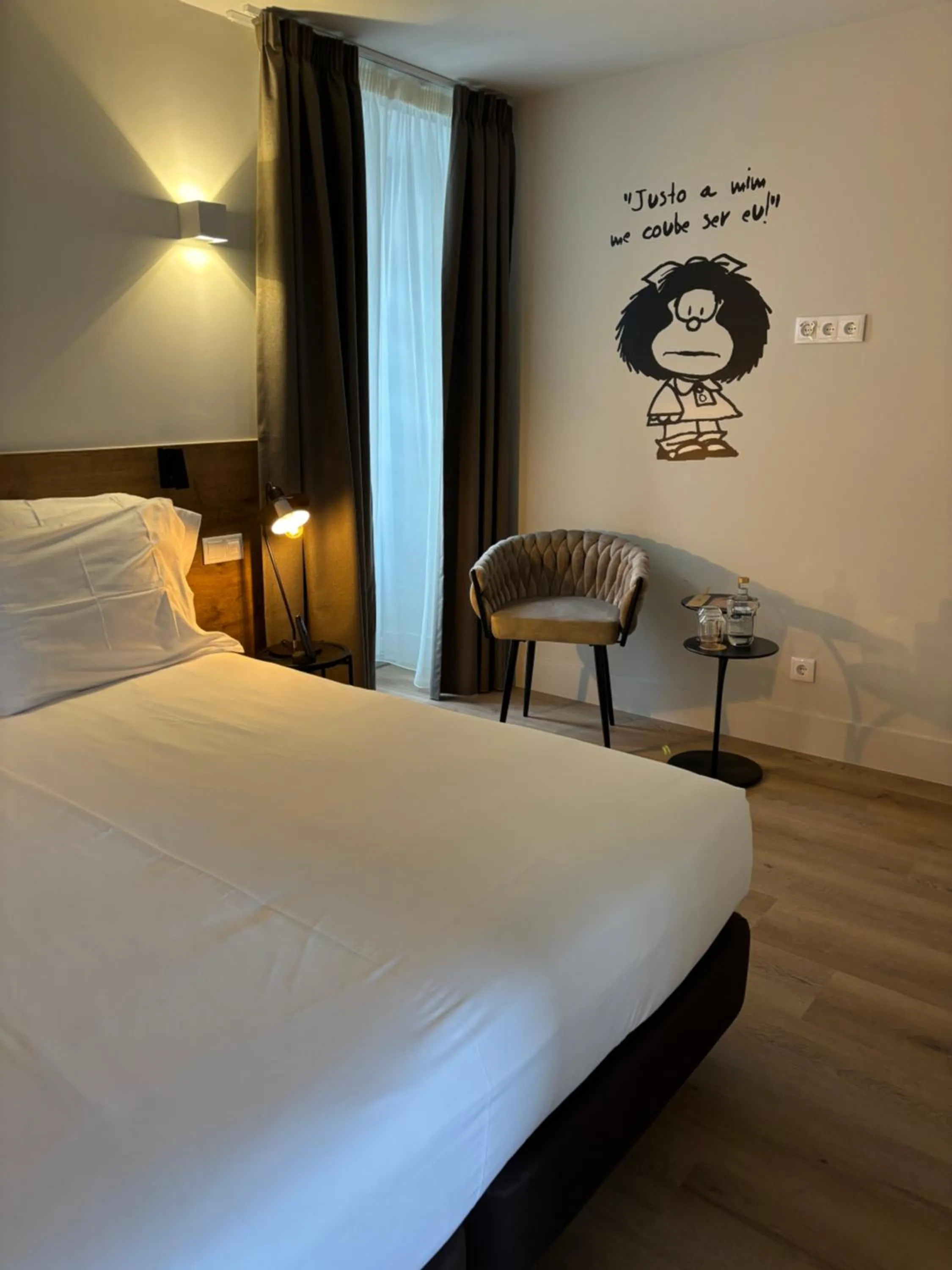 Decorative detail, Bed in Azores Book Hotel