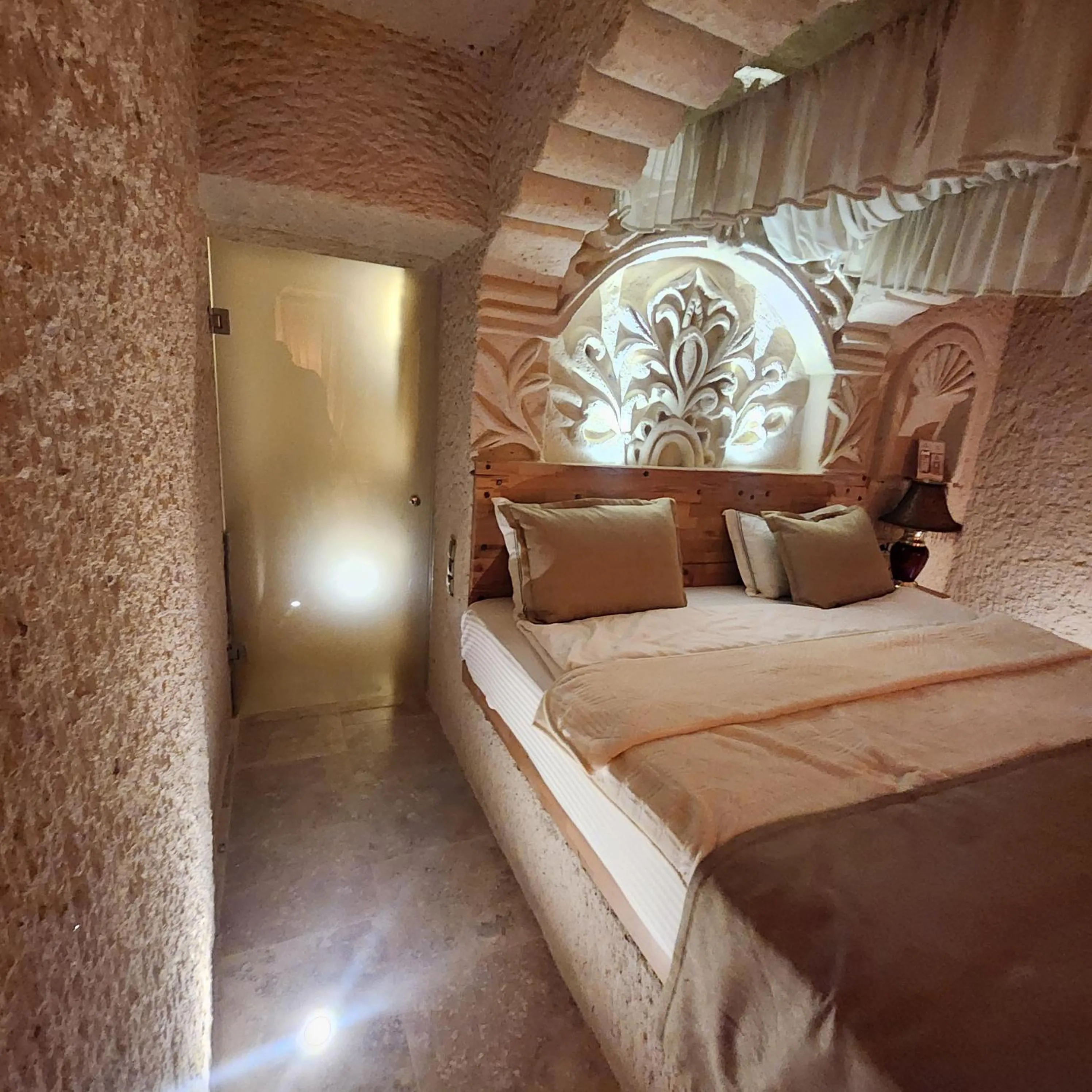 Bed in Memories Cave House Adults Only Plus 12