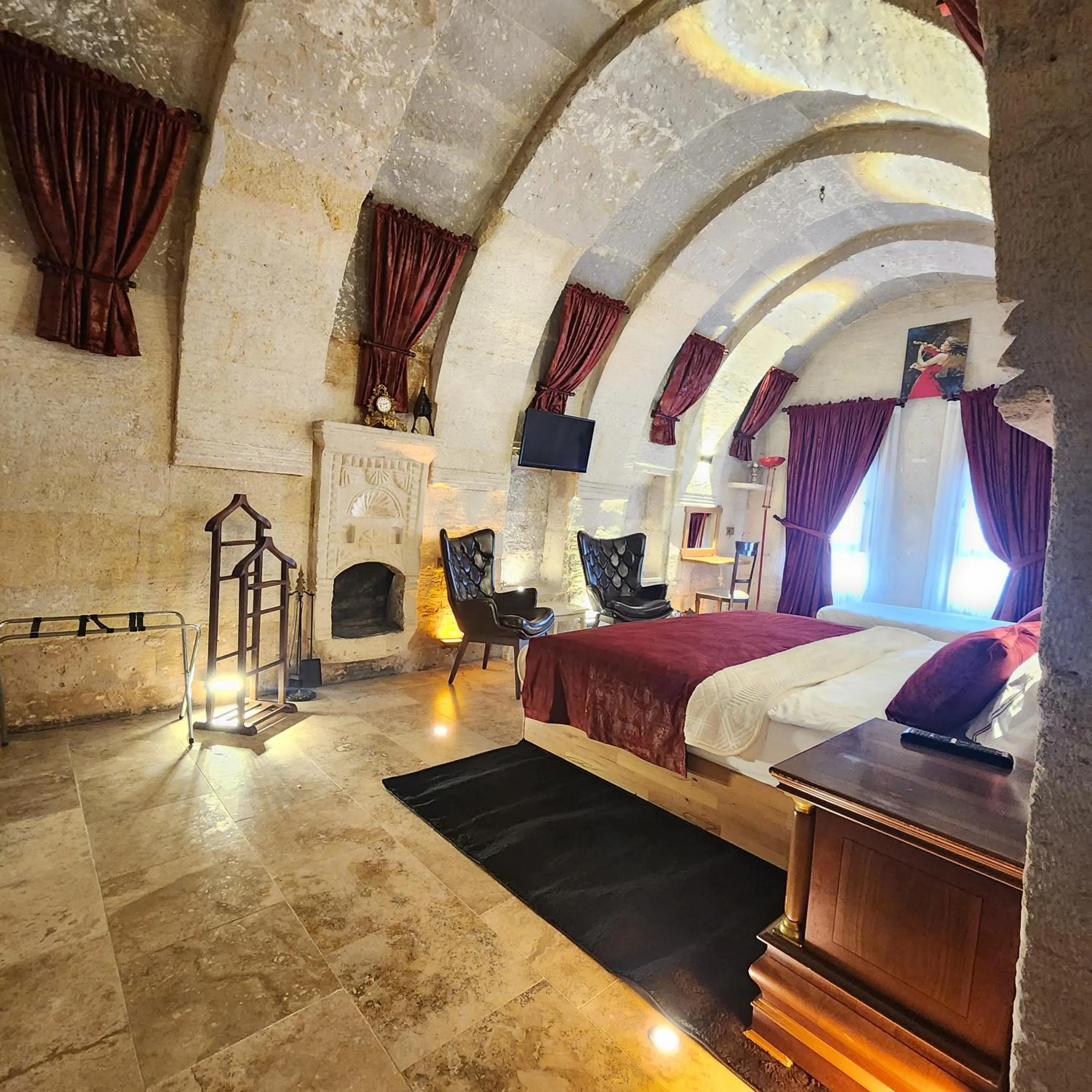 Bed in Memories Cave House Adults Only Plus 12