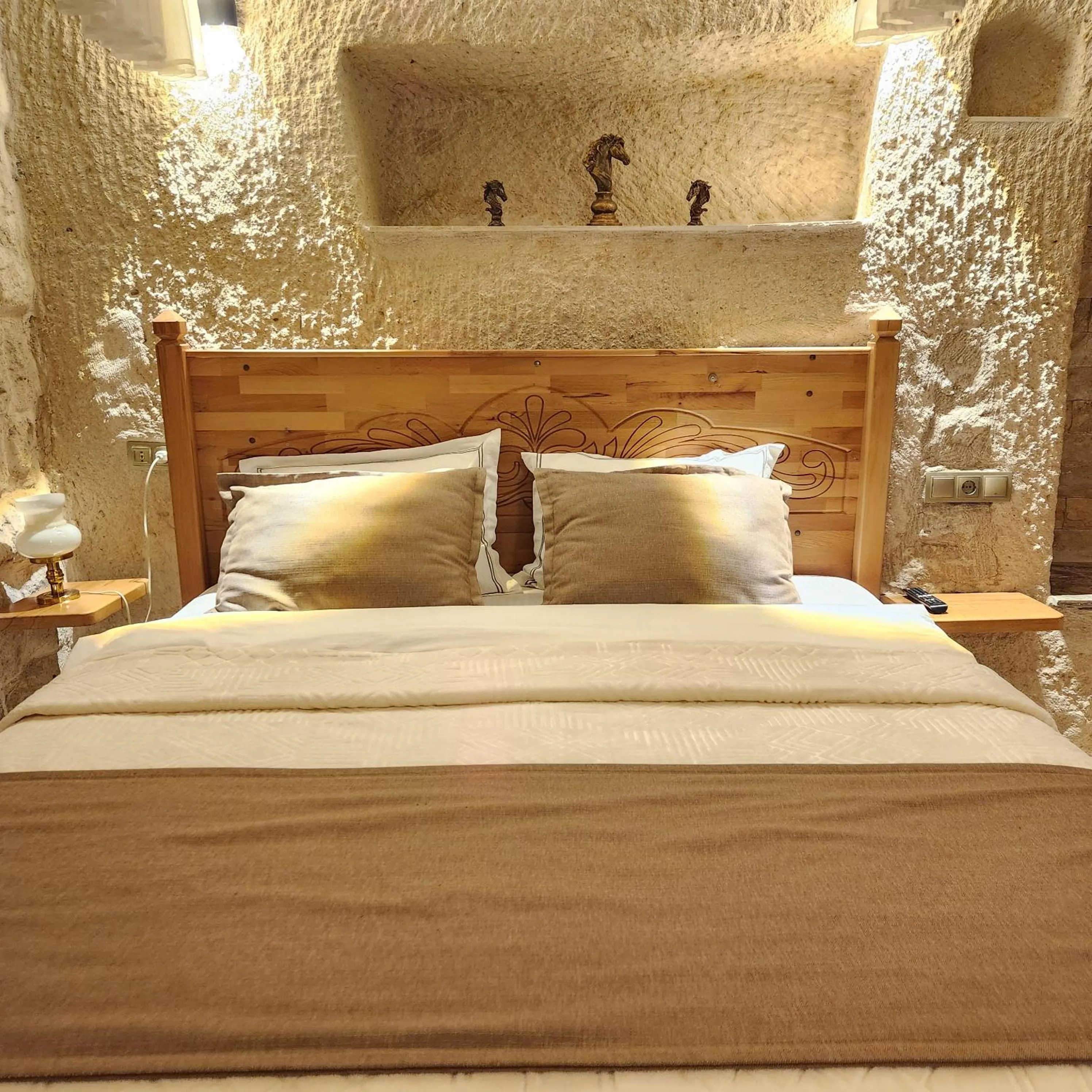 Bed in Memories Cave House Adults Only Plus 12