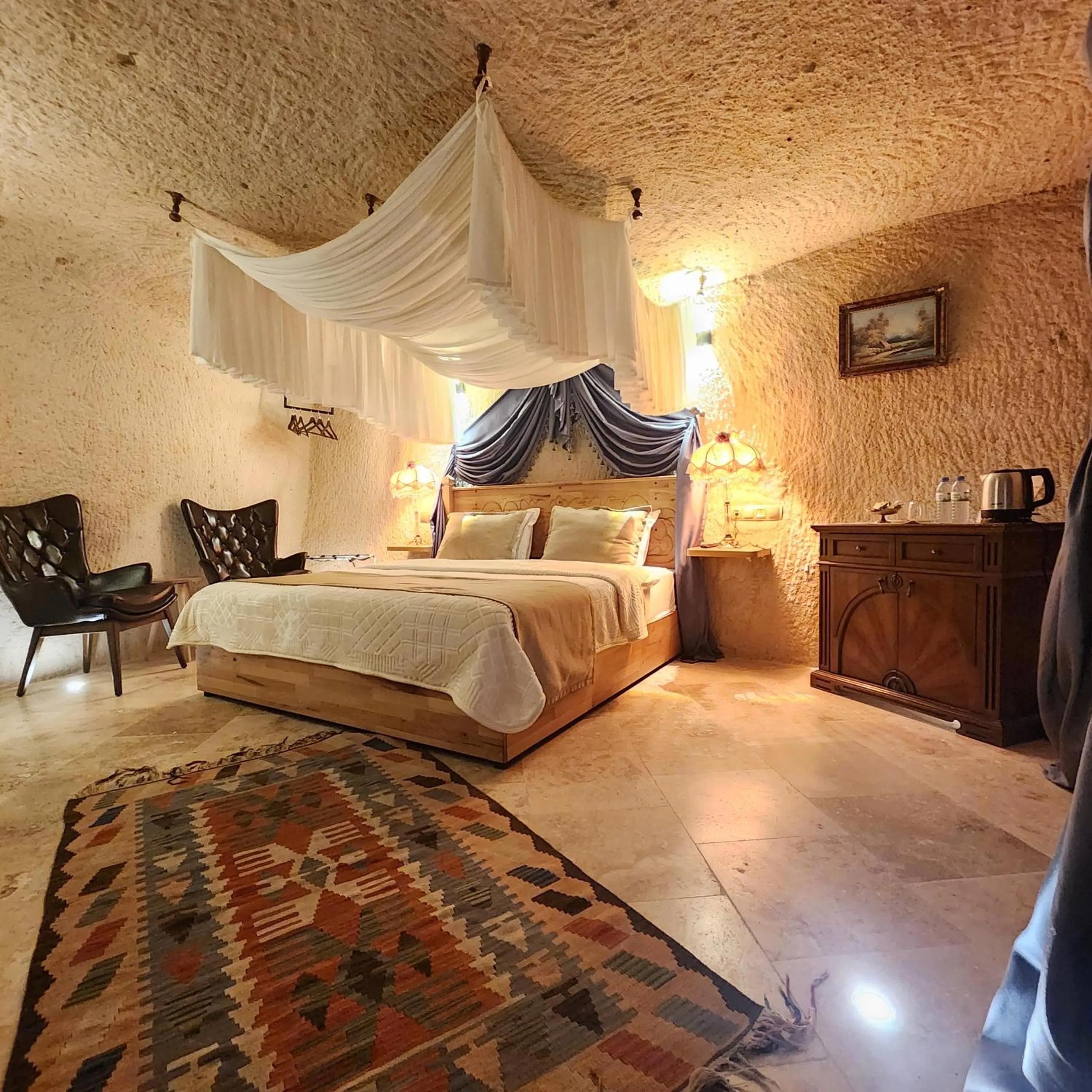 Bed in Memories Cave House Adults Only Plus 12