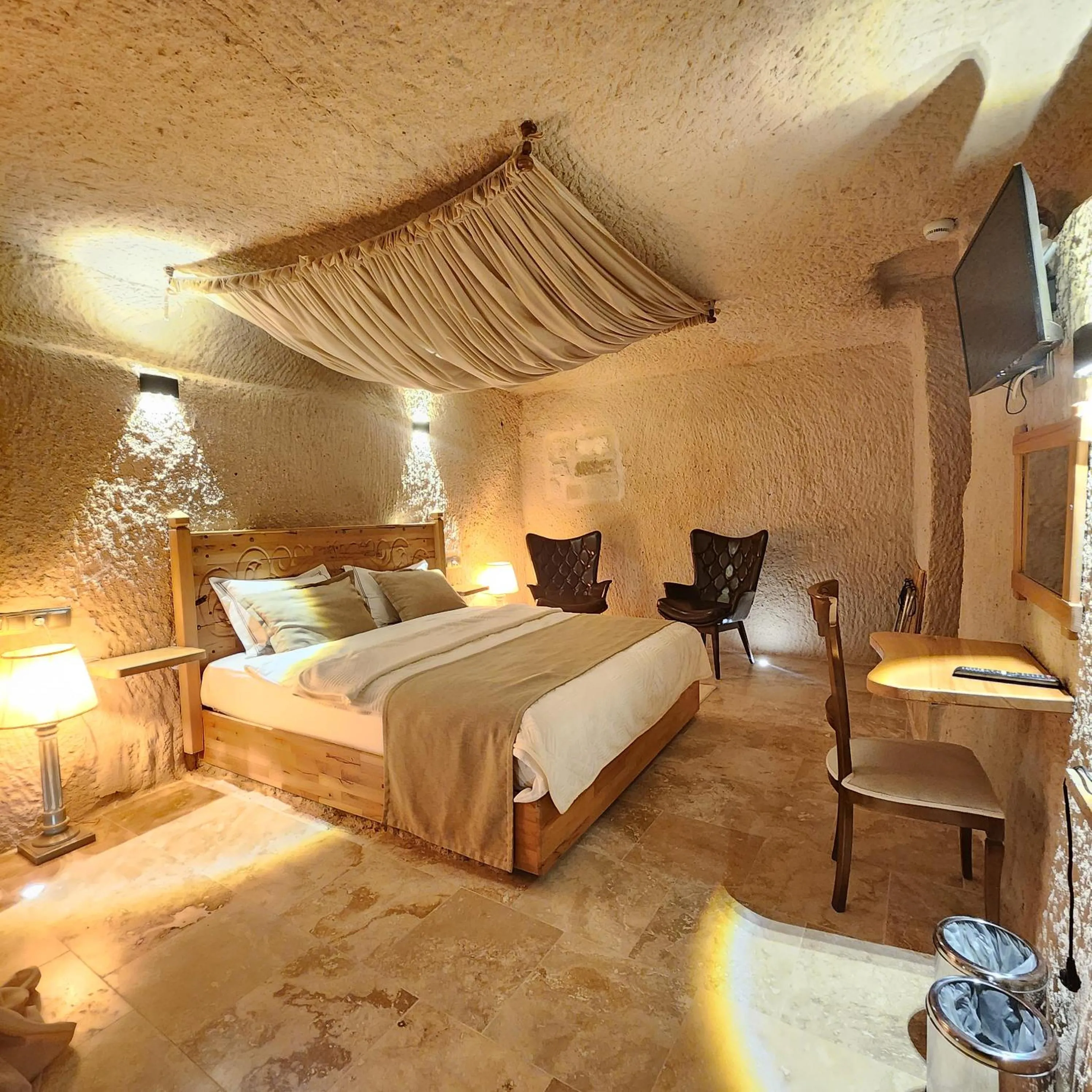 Bed in Memories Cave House Adults Only Plus 12