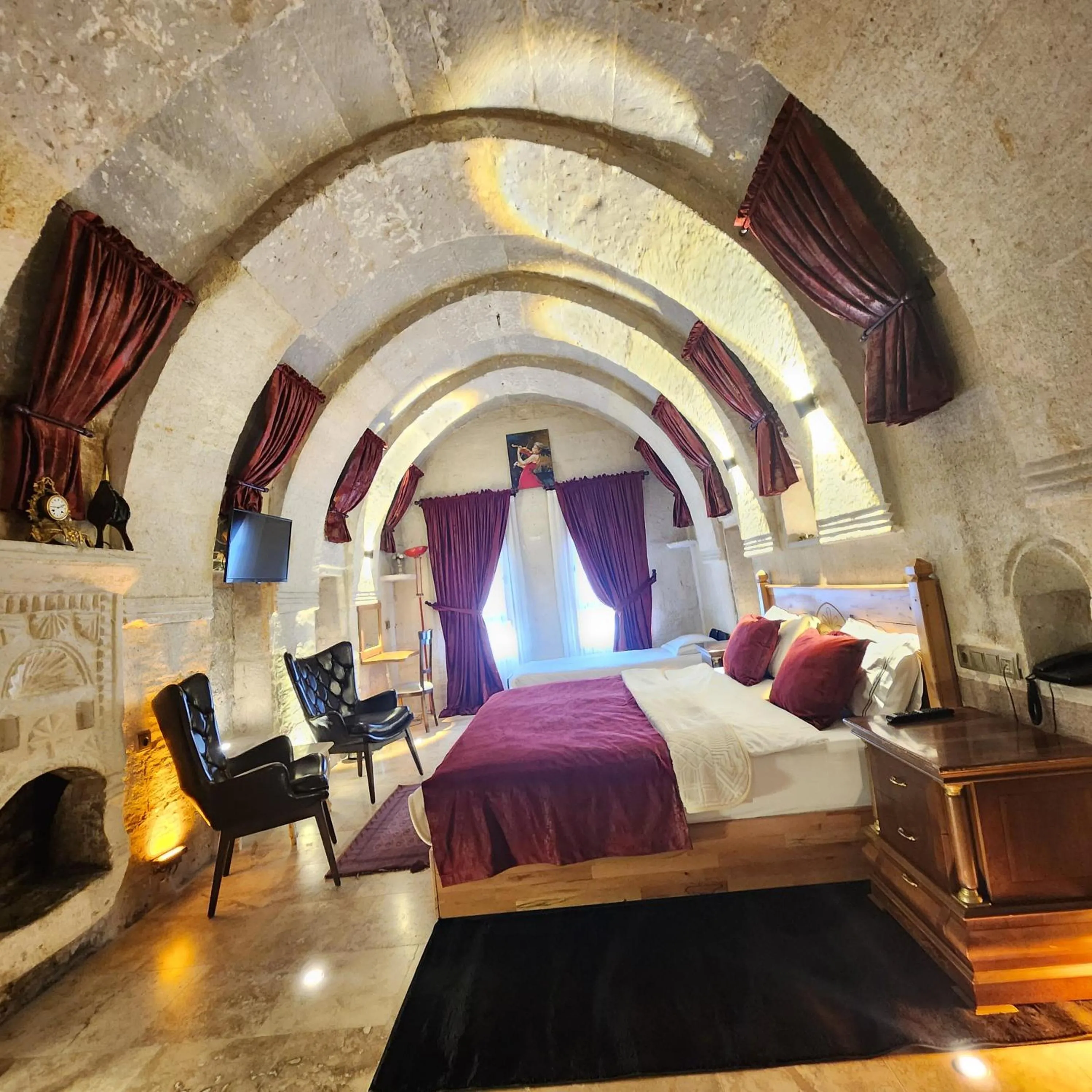 Bed in Memories Cave House Adults Only Plus 12