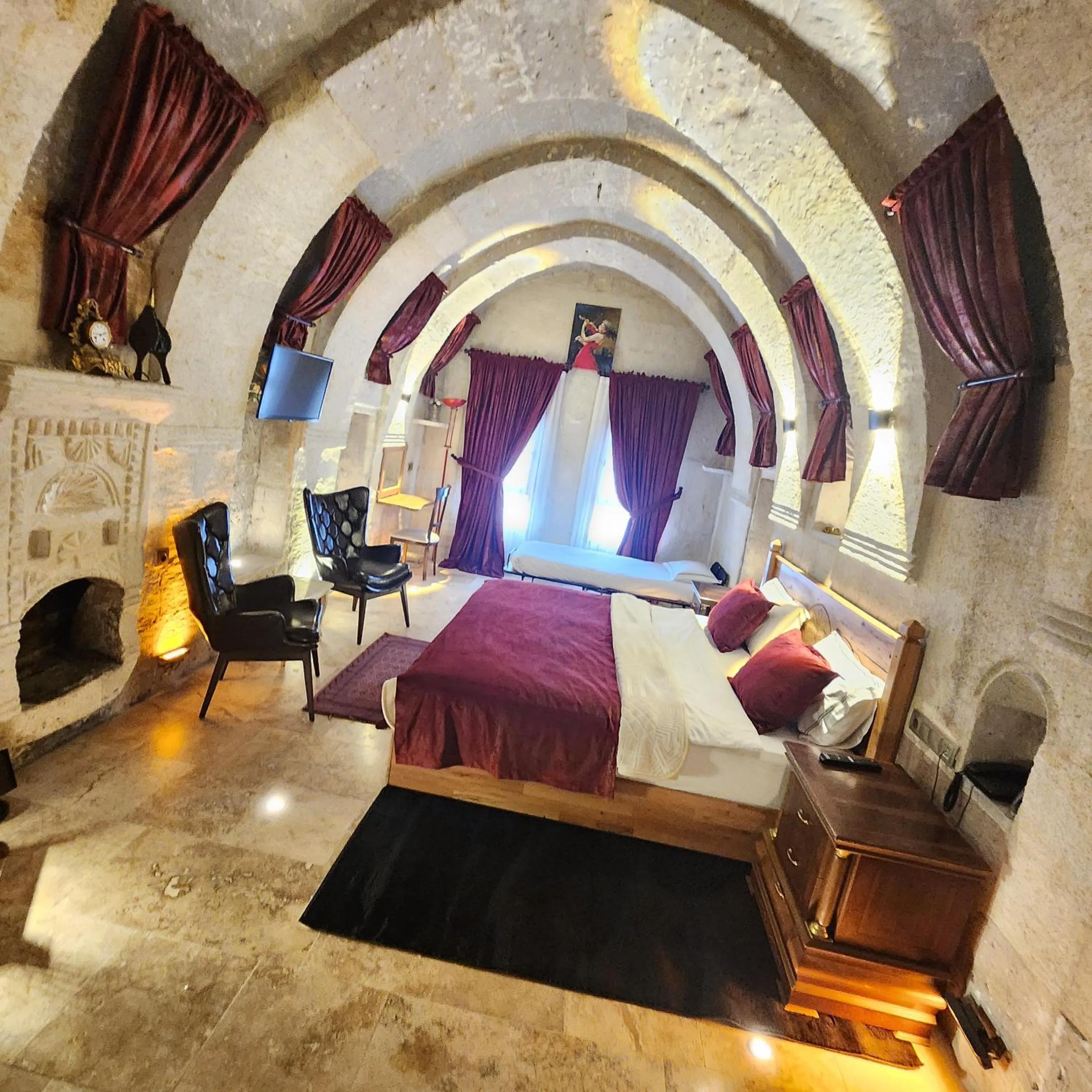 Bed in Memories Cave House Adults Only Plus 12