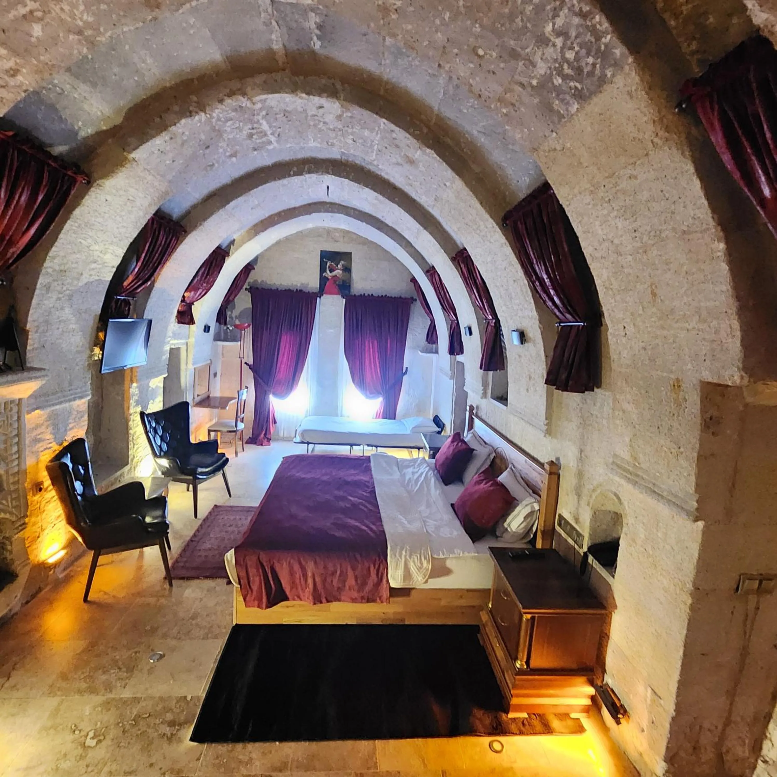 Bed in Memories Cave House Adults Only Plus 12