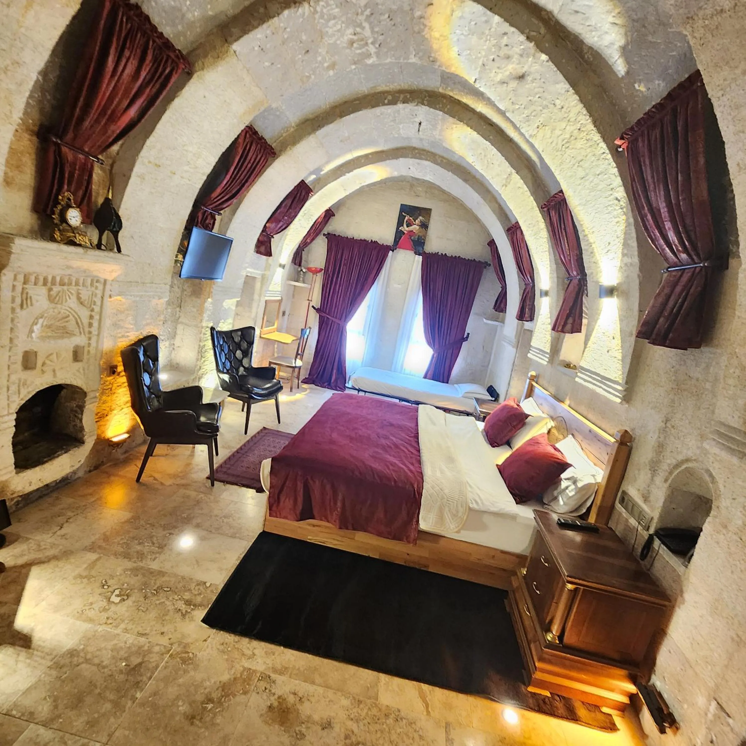 Bed in Memories Cave House Adults Only Plus 12