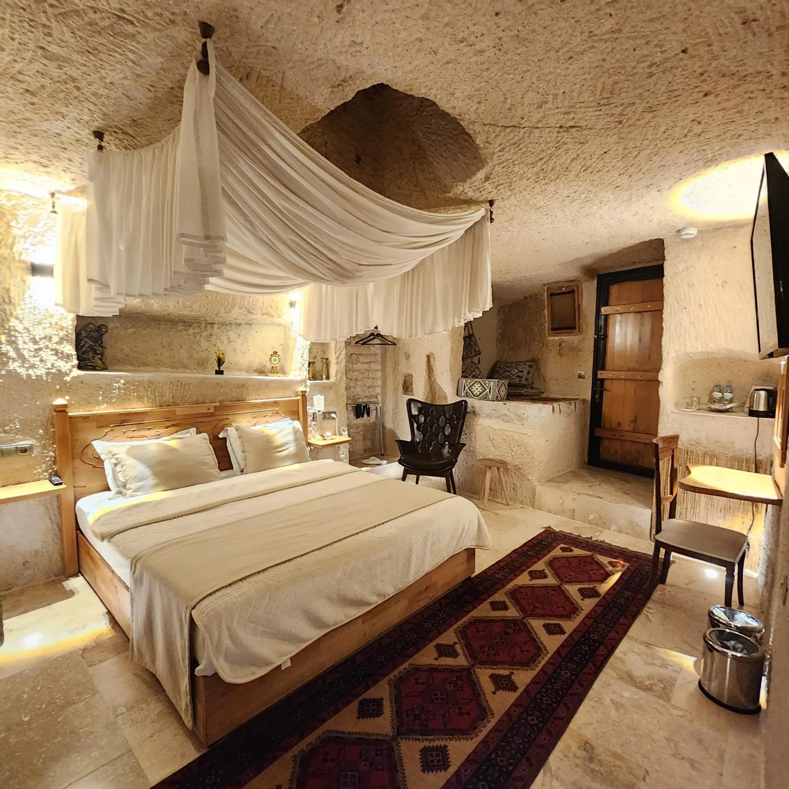 Bed in Memories Cave House Adults Only Plus 12