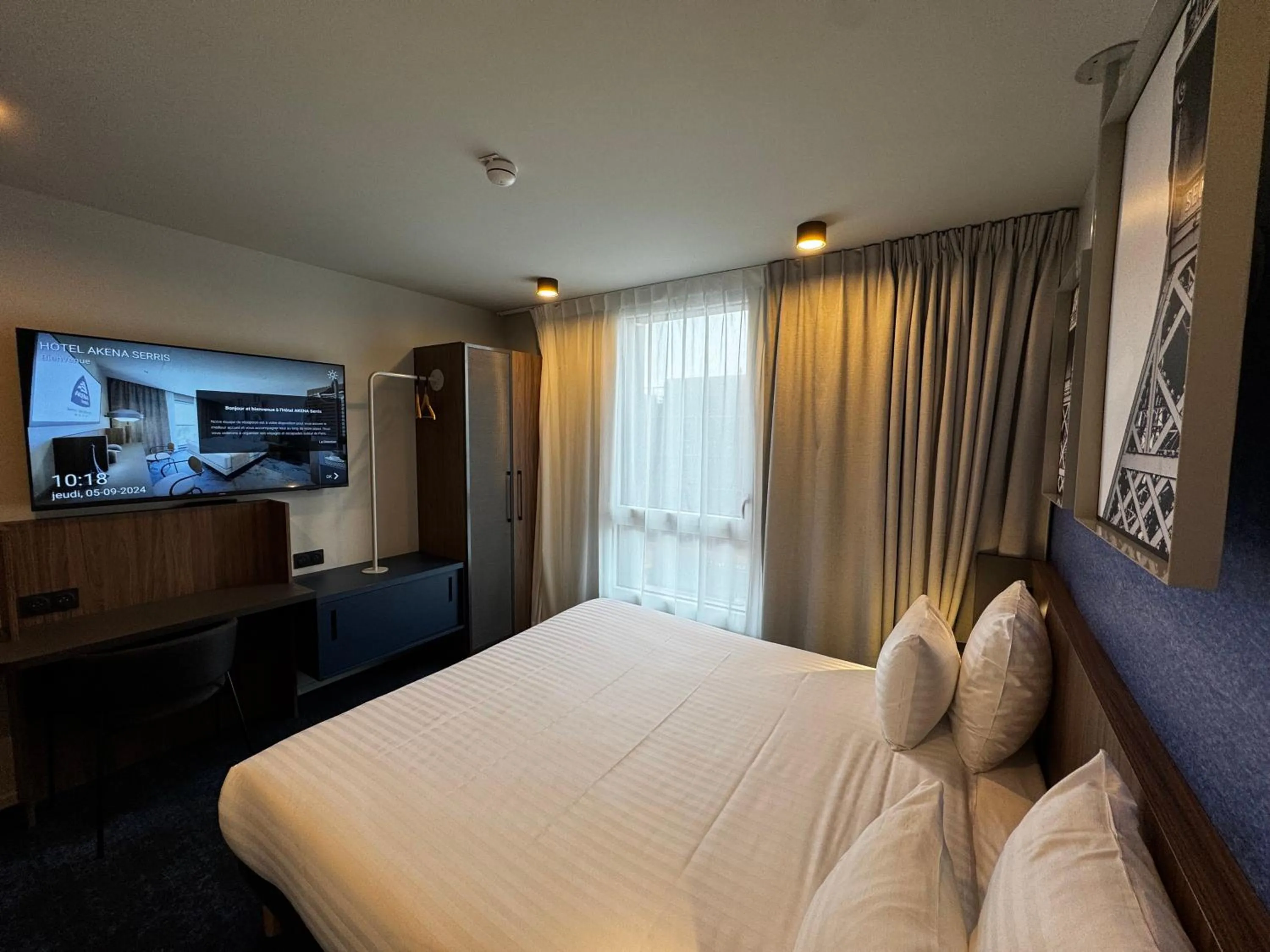 Bed in Hôtel AKENA Serris - Val d'Europe