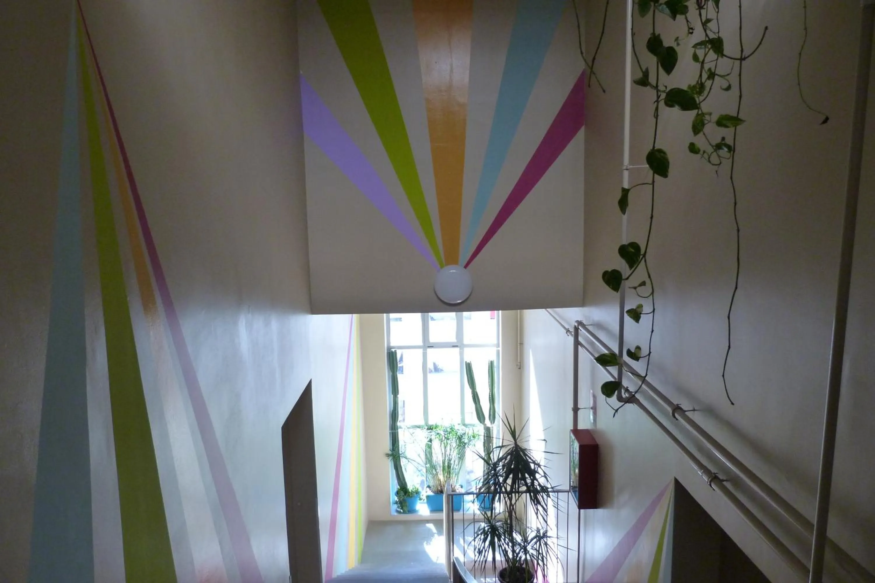 Decorative detail in Ostello Torino