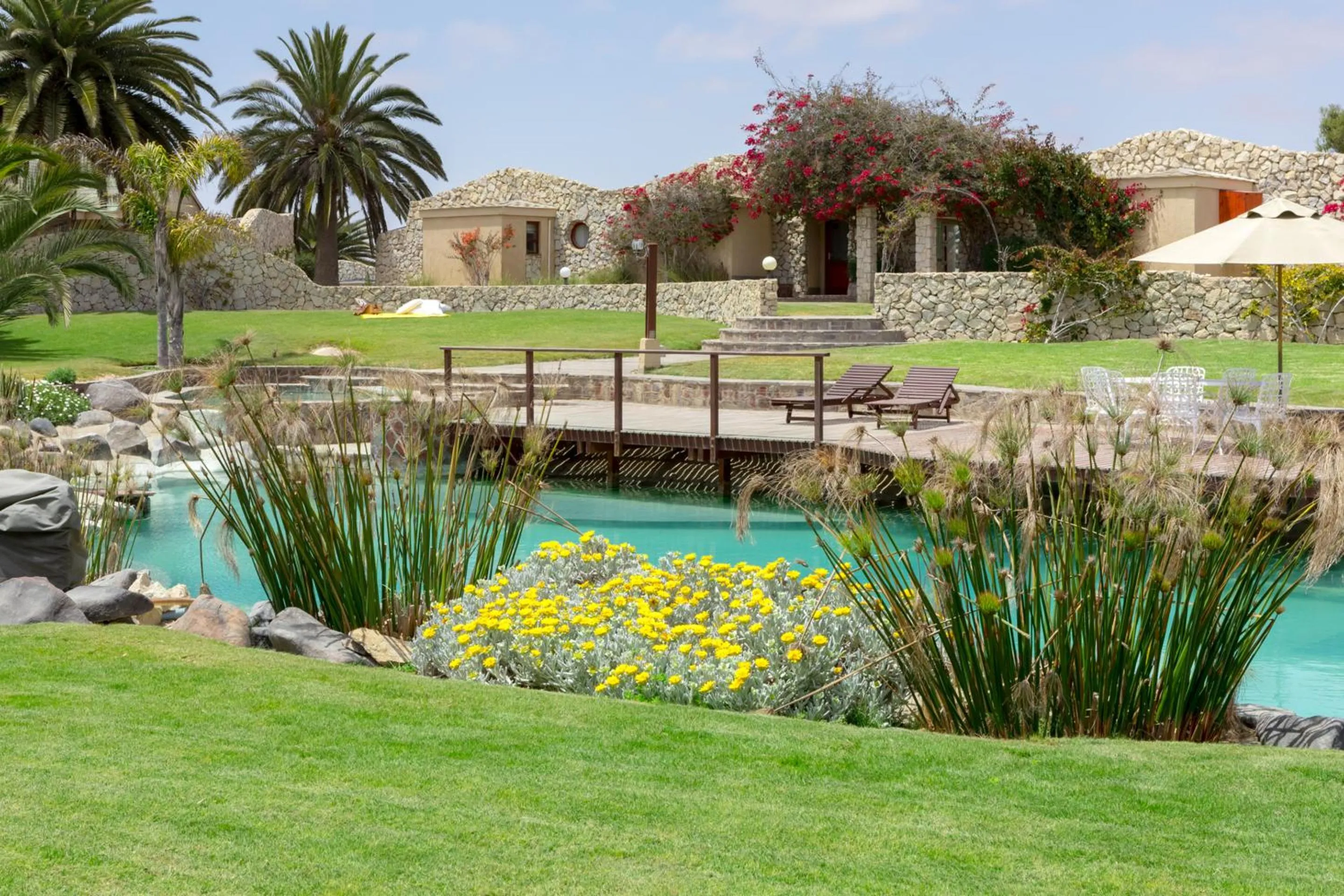 Garden in Rössmund Lodge