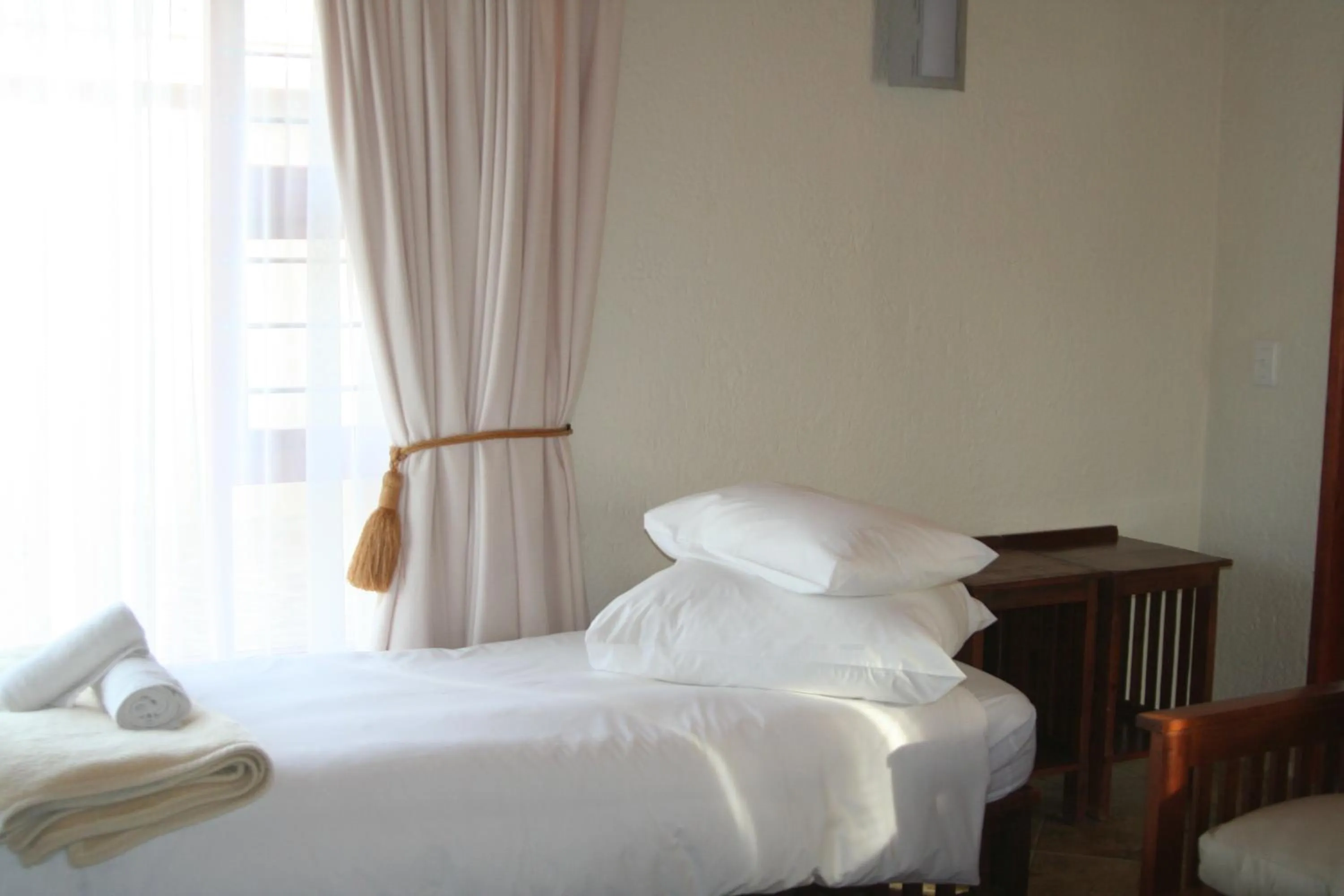 Bed in Rössmund Lodge