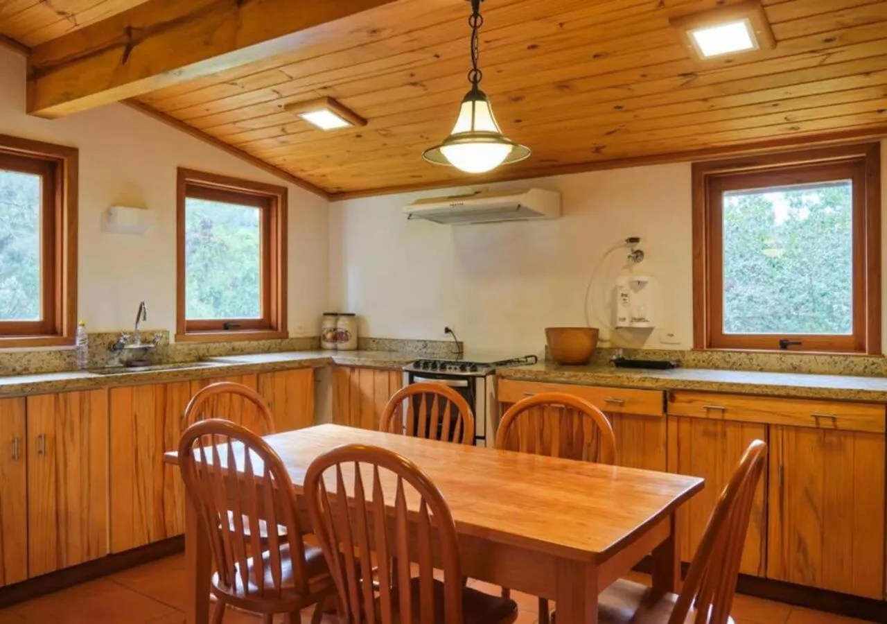 Dining area in Hotel Fazenda Golden Park Campos do Jordão