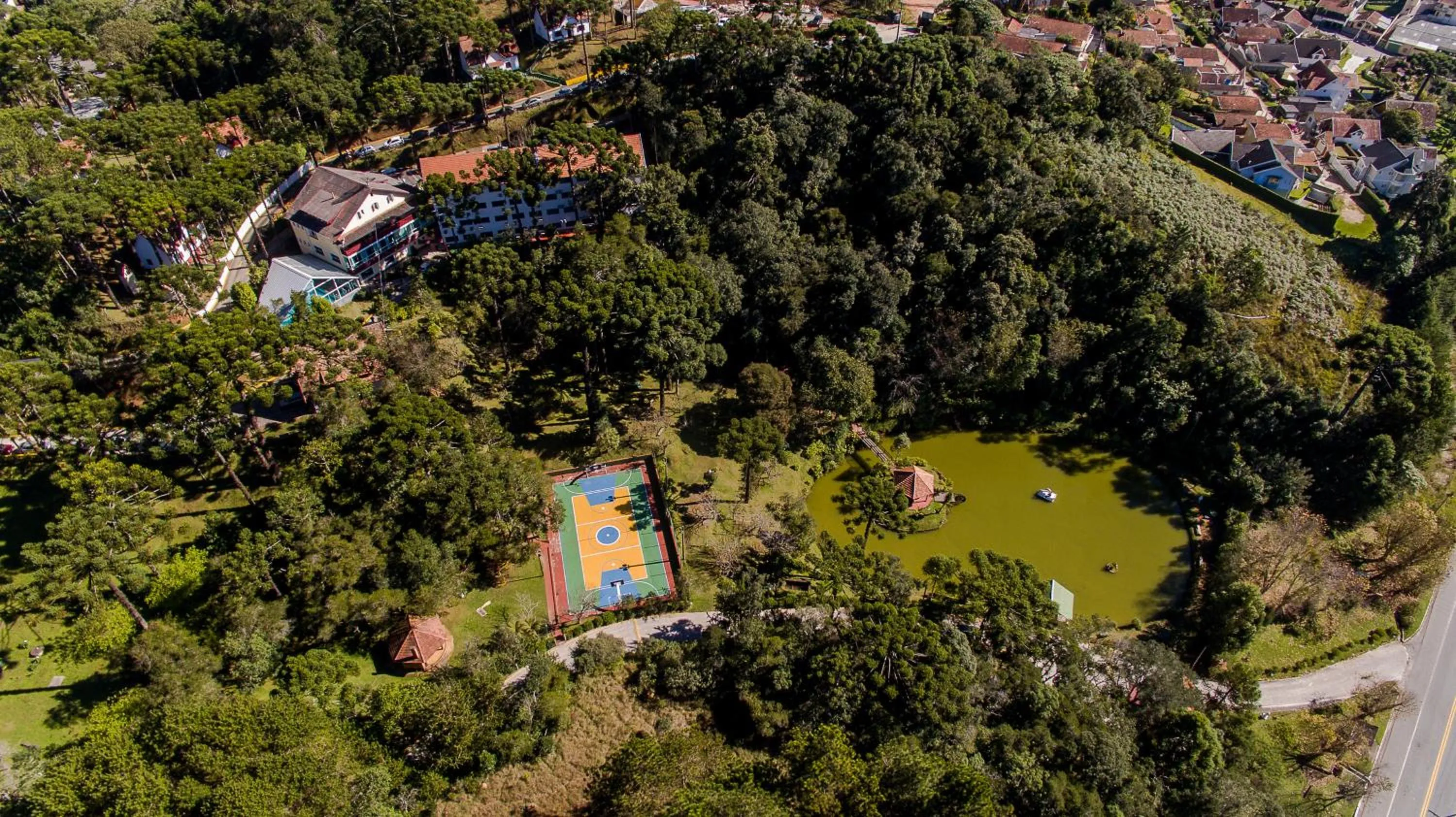 Bird's eye view in Hotel Fazenda Golden Park Campos do Jordão