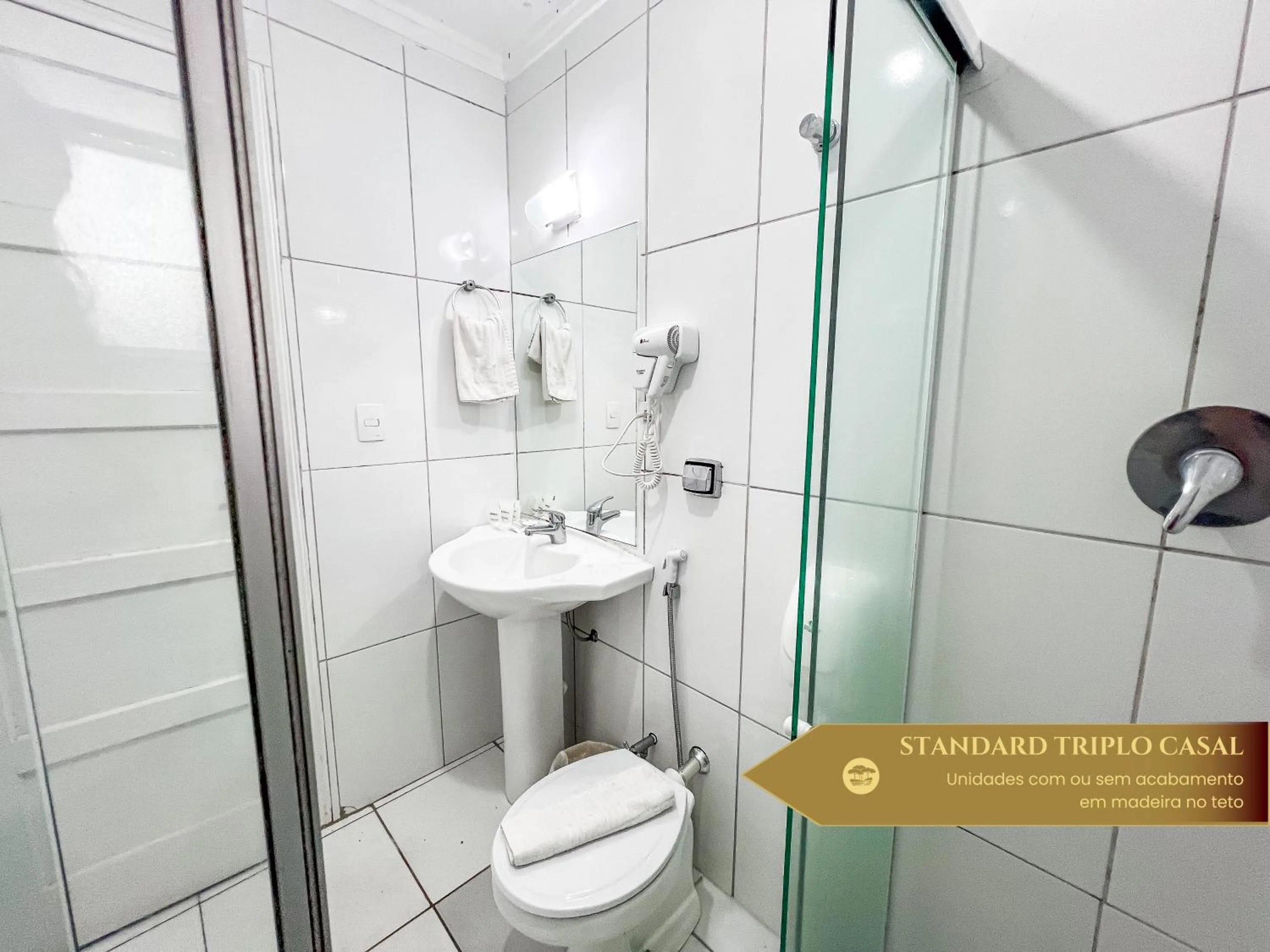 Bathroom in Hotel Fazenda Golden Park Campos do Jordão