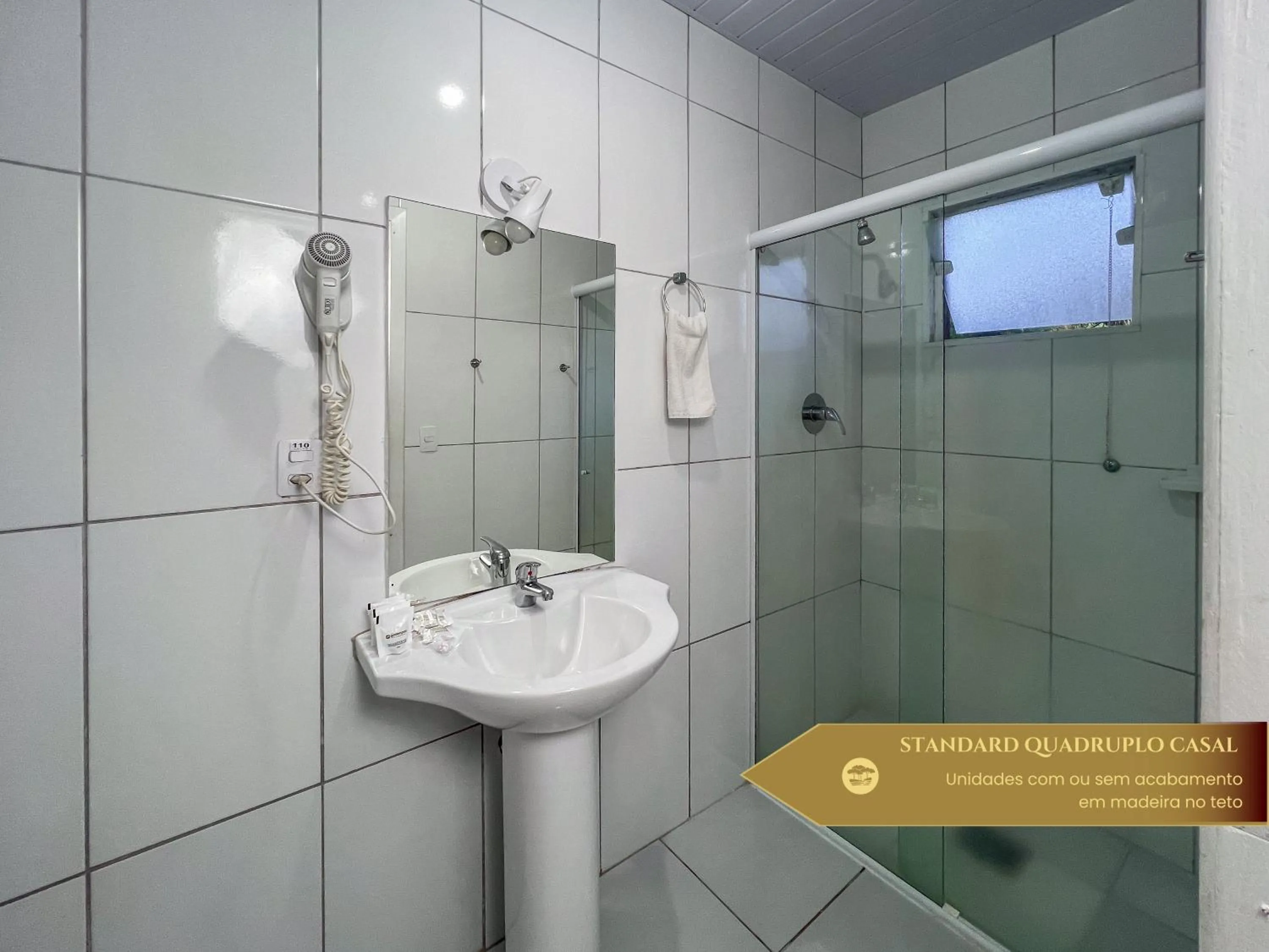 Bathroom in Hotel Fazenda Golden Park Campos do Jordão