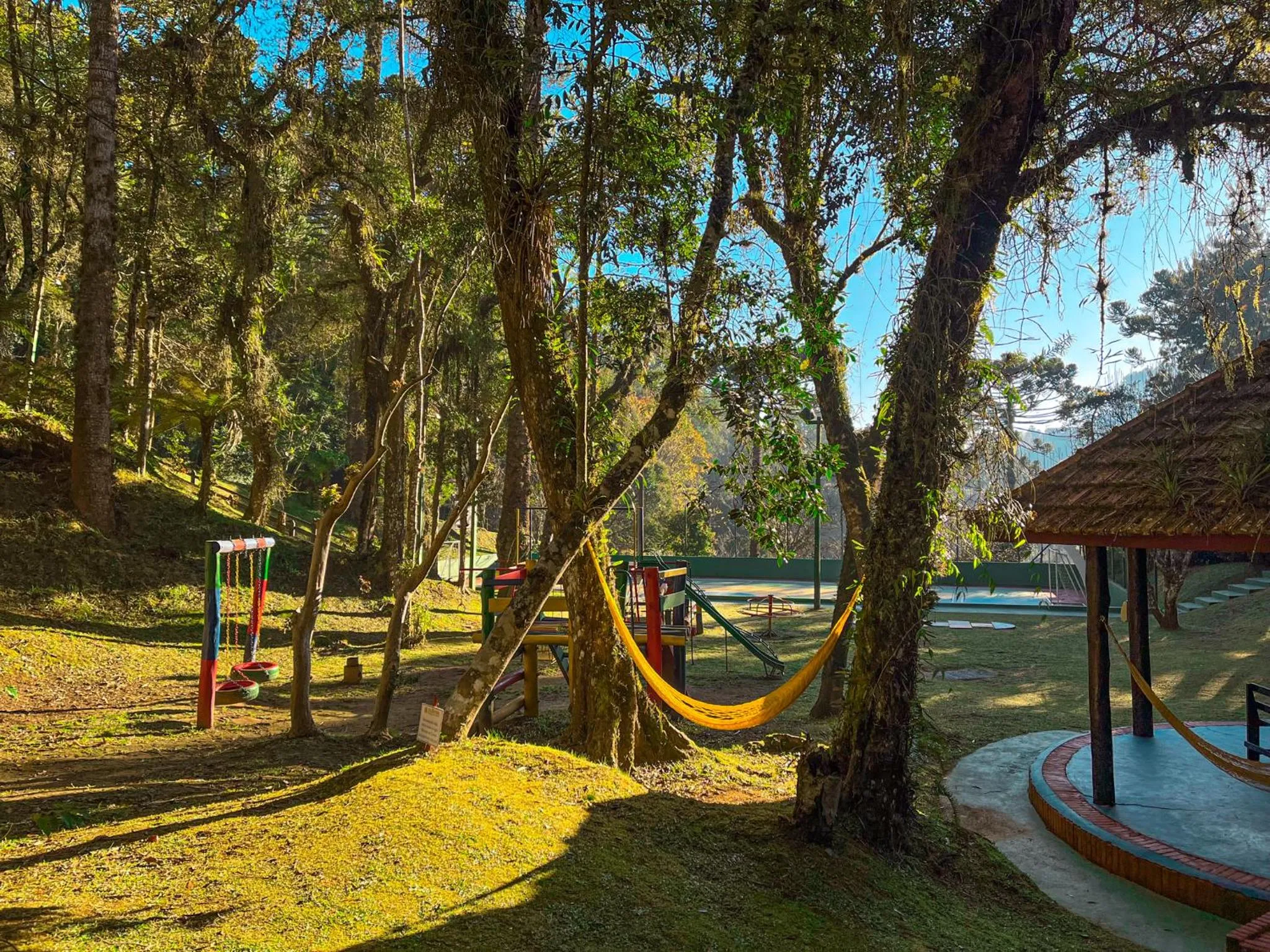 Children play ground in Hotel Fazenda Golden Park Campos do Jordão
