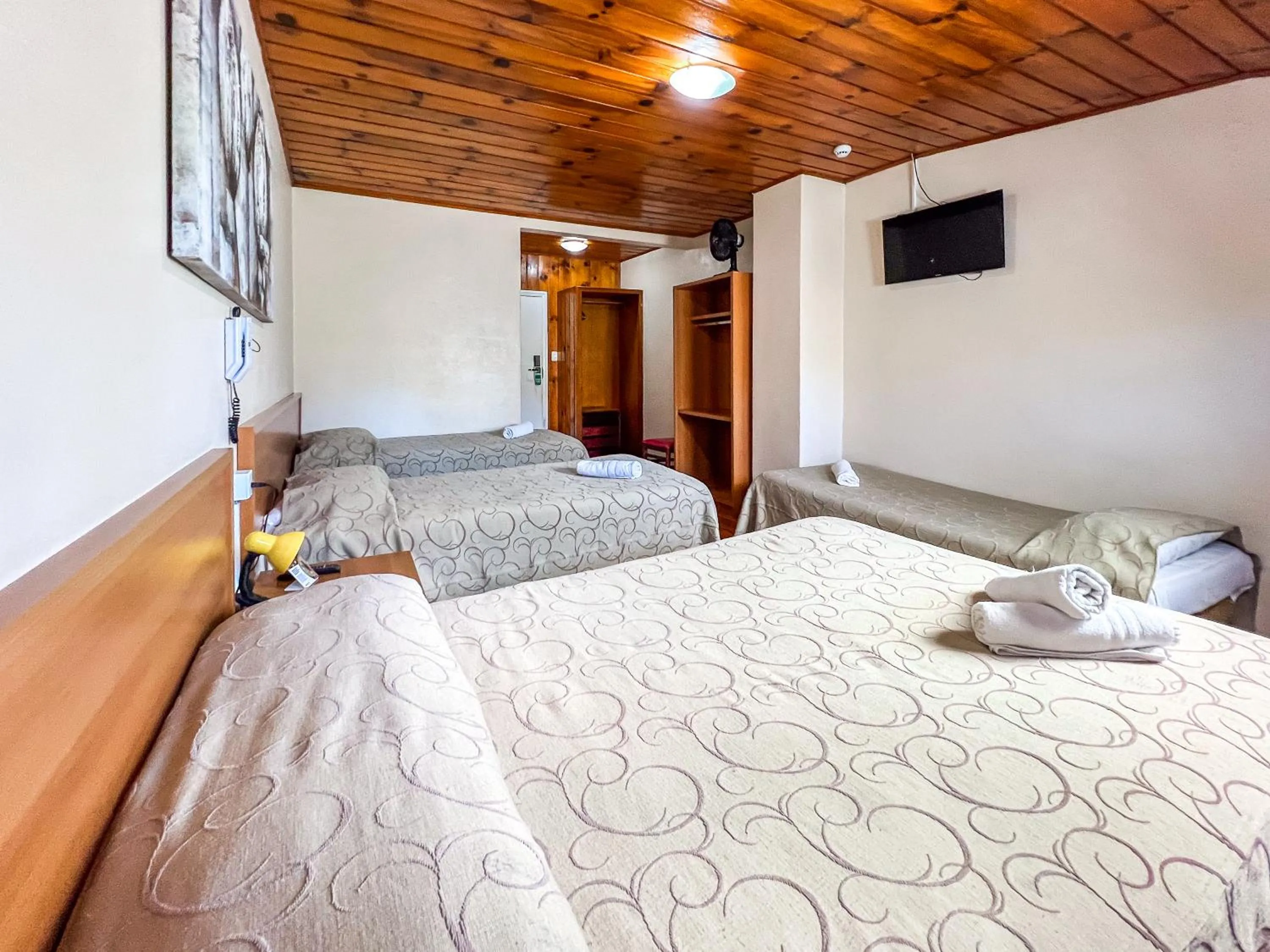 Bed in Hotel Fazenda Golden Park Campos do Jordão