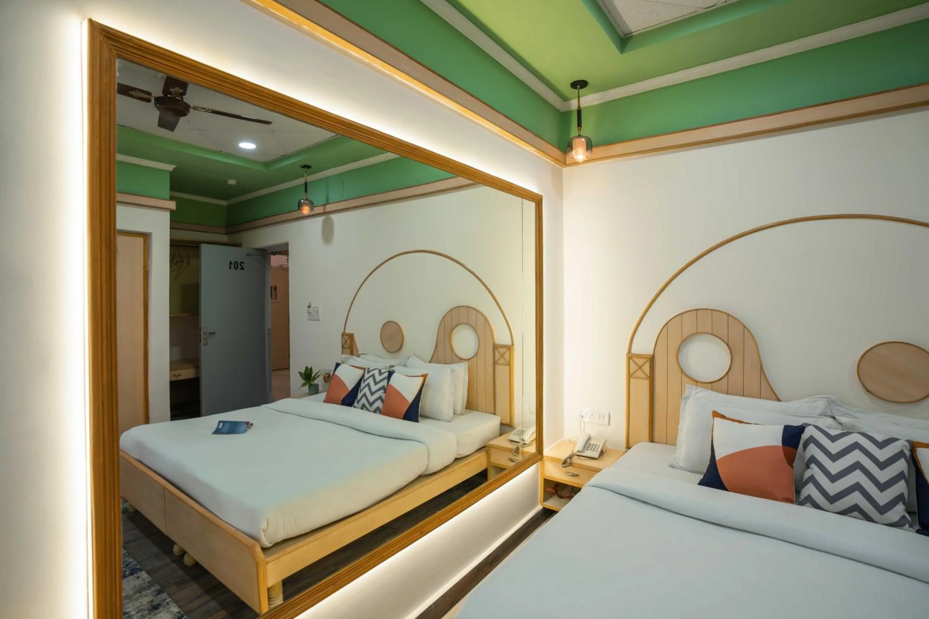 Bed in Zostel Delhi