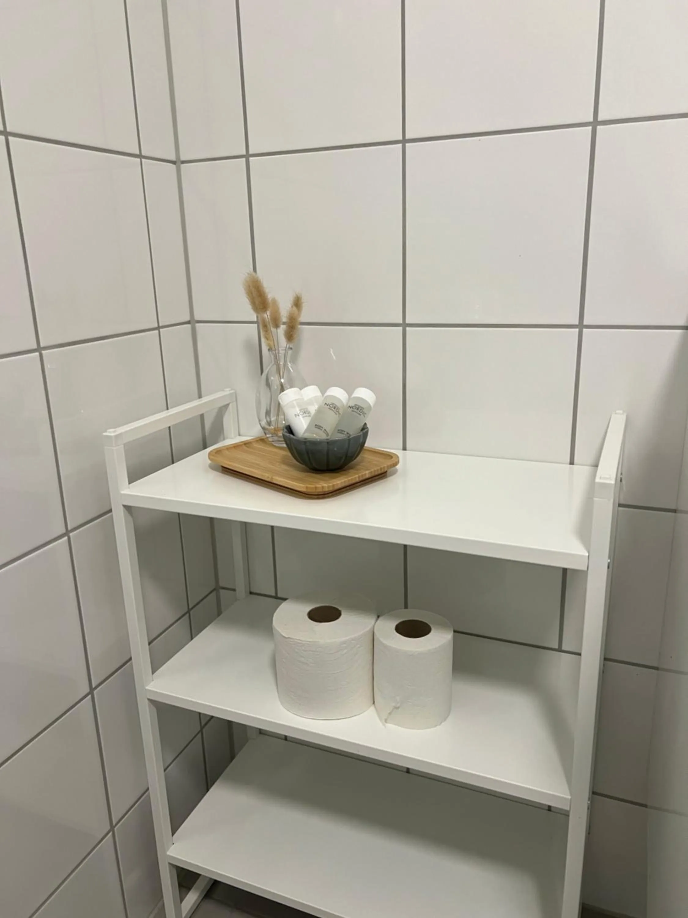Bathroom in Selvbetjent leilighetshotell på Ålgård