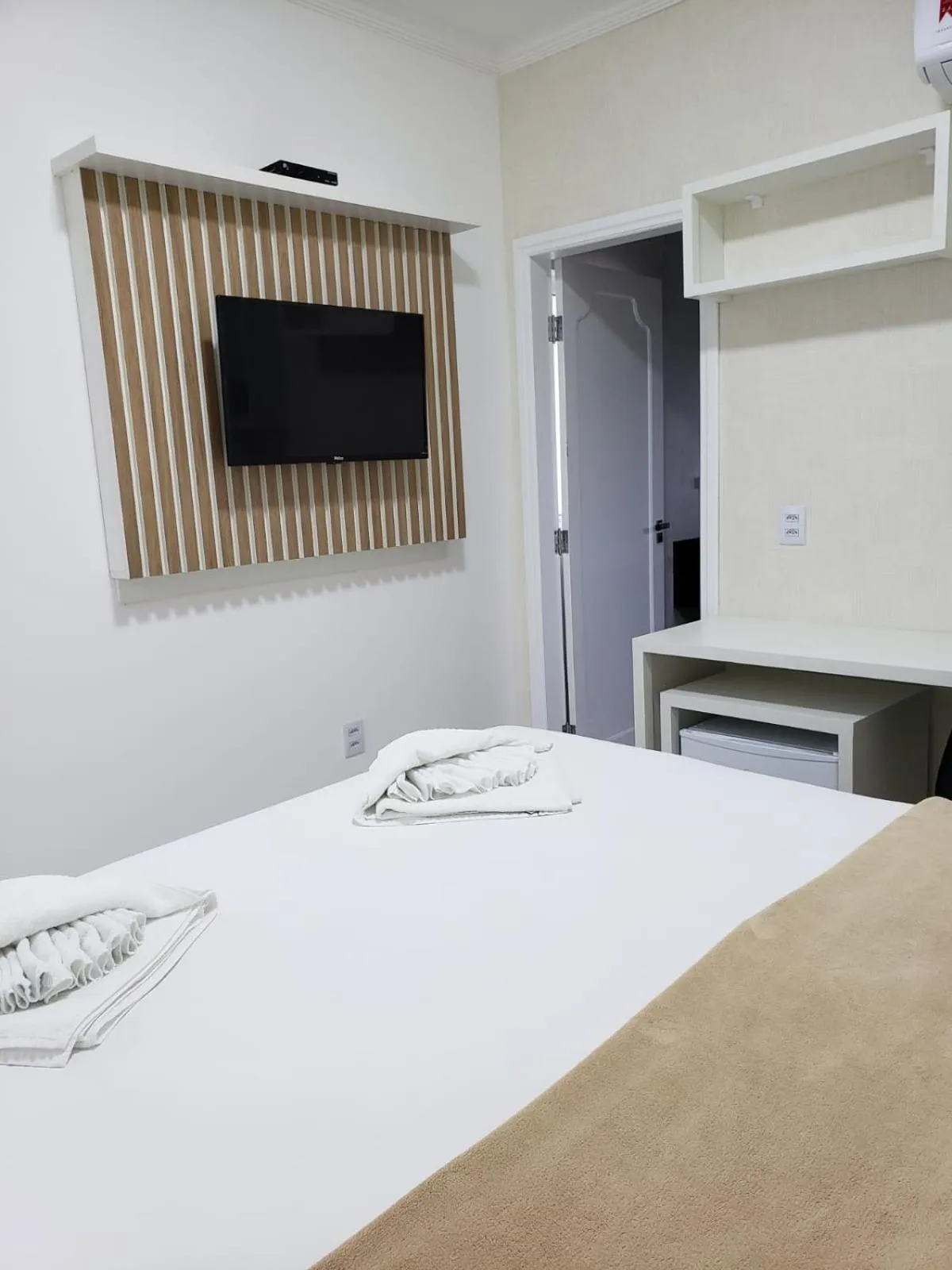 Bed in Pousada Recanto Jota Ge