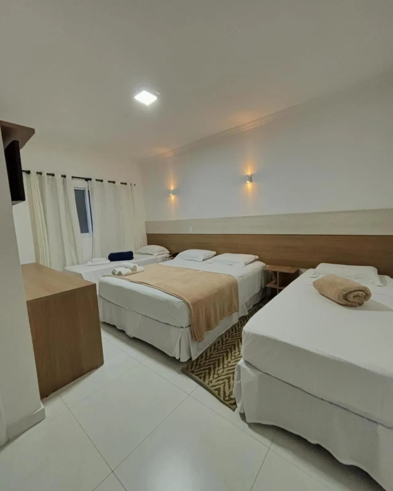 Bed in Pousada Recanto Jota Ge