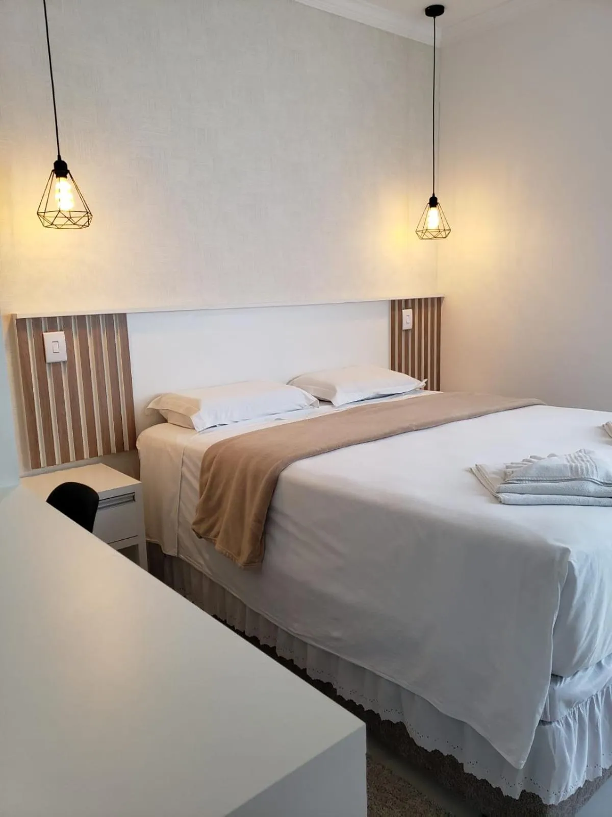 Bed in Pousada Recanto Jota Ge