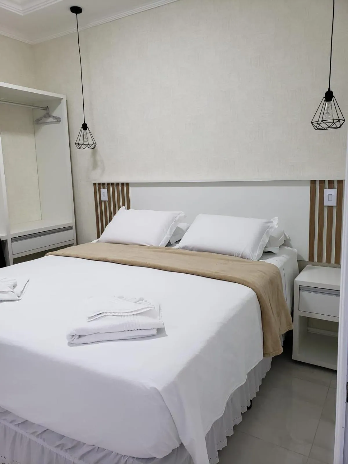 Bed in Pousada Recanto Jota Ge