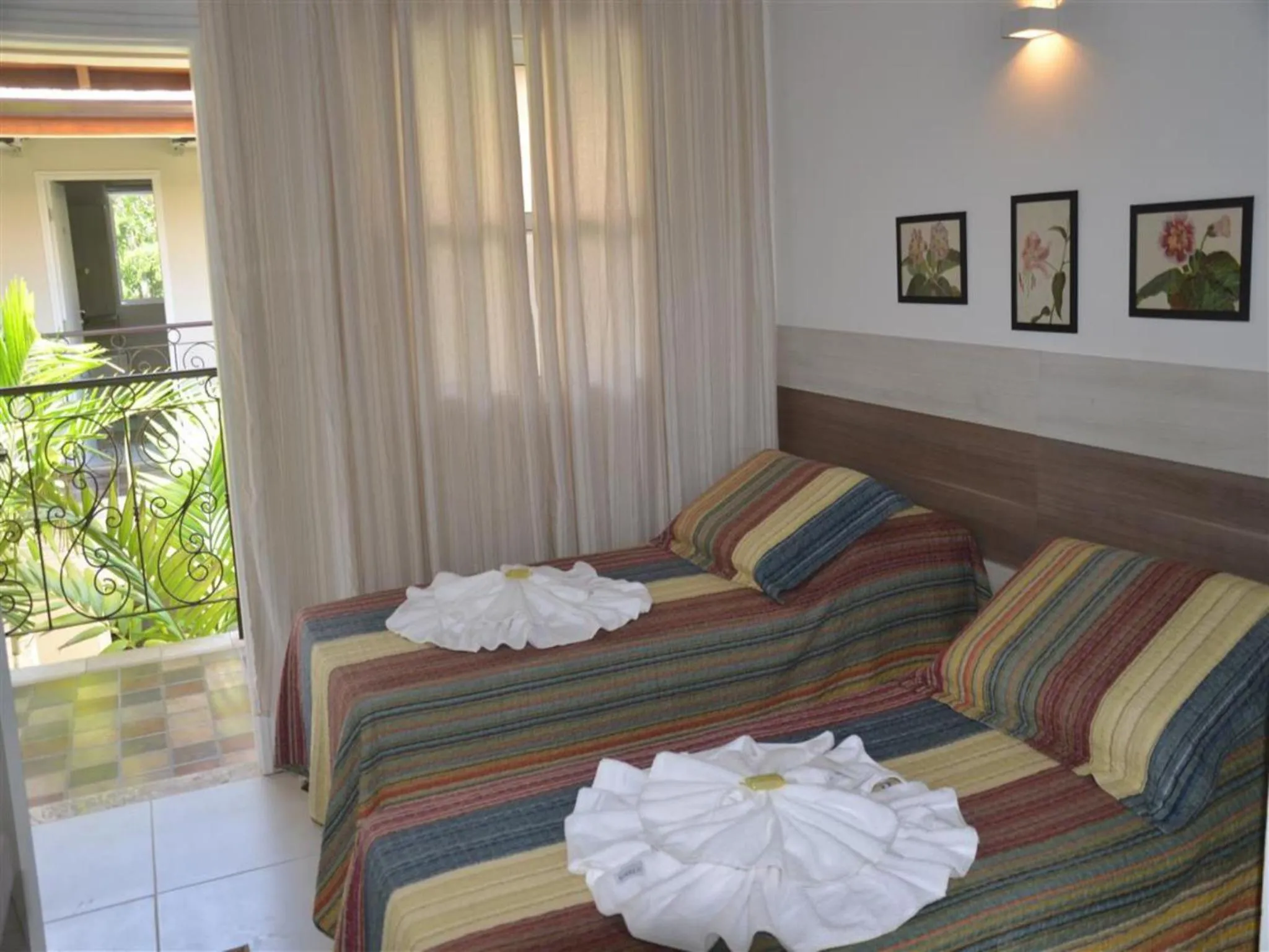 Bed in Pousada Recanto Jota Ge