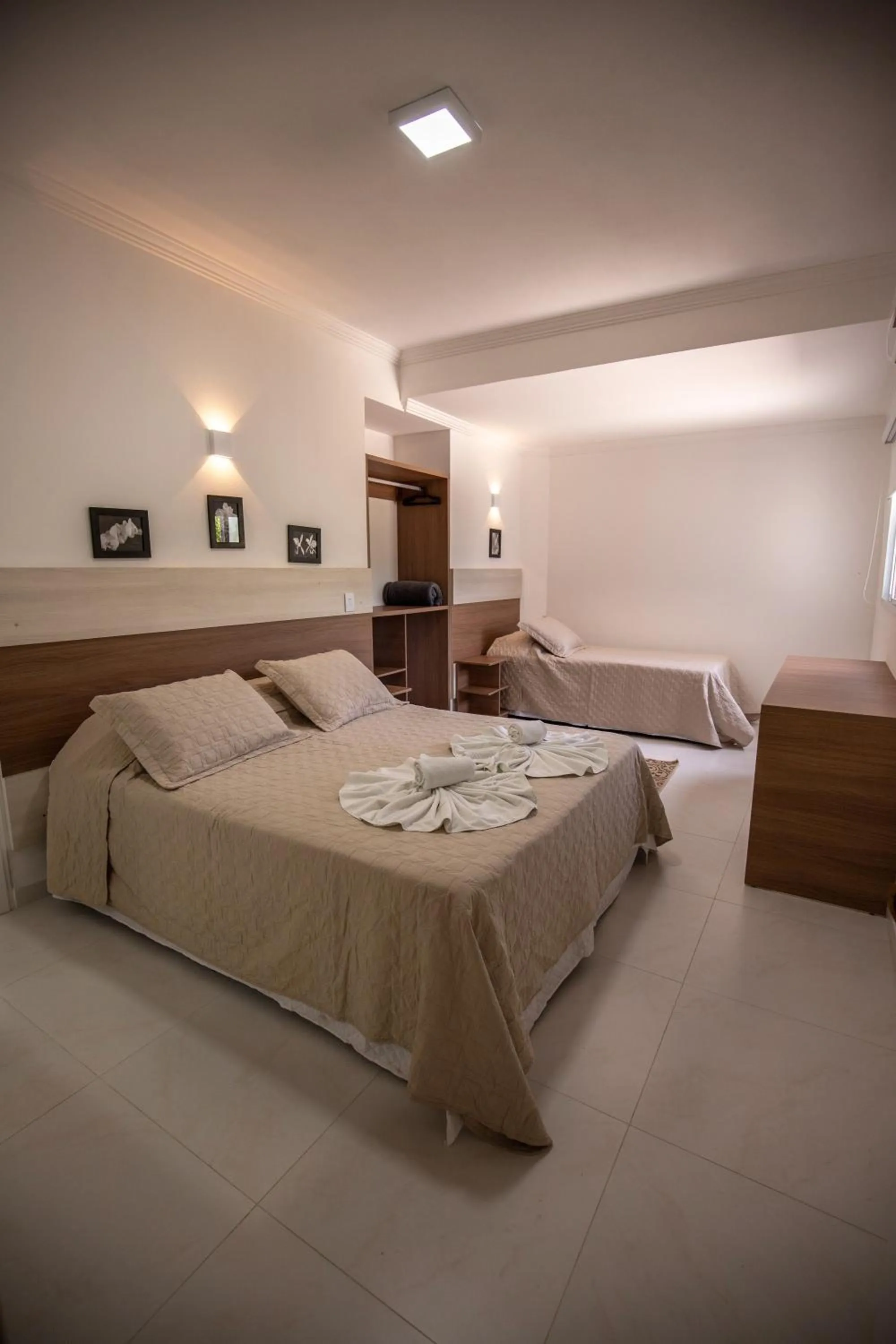 Bed in Pousada Recanto Jota Ge