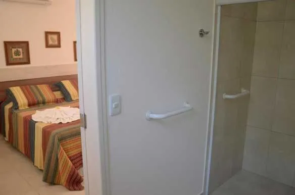 Bed in Pousada Recanto Jota Ge