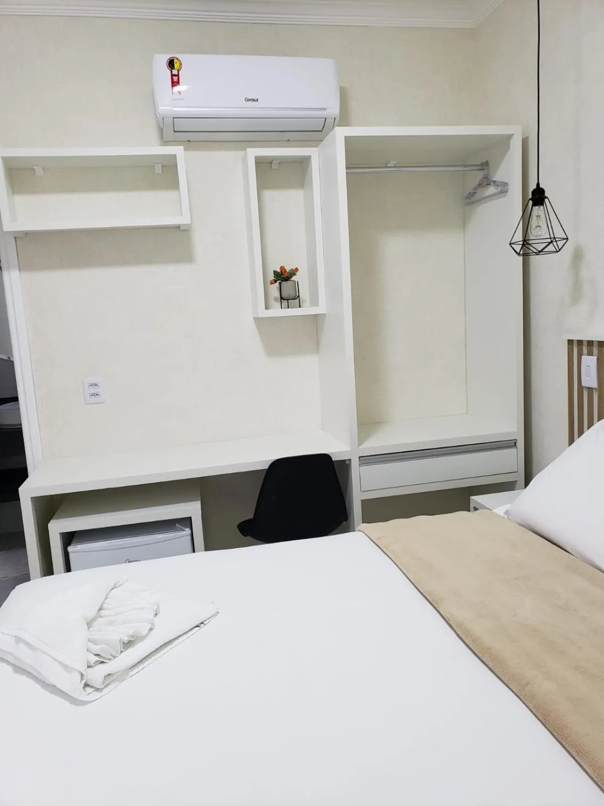 Bed in Pousada Recanto Jota Ge