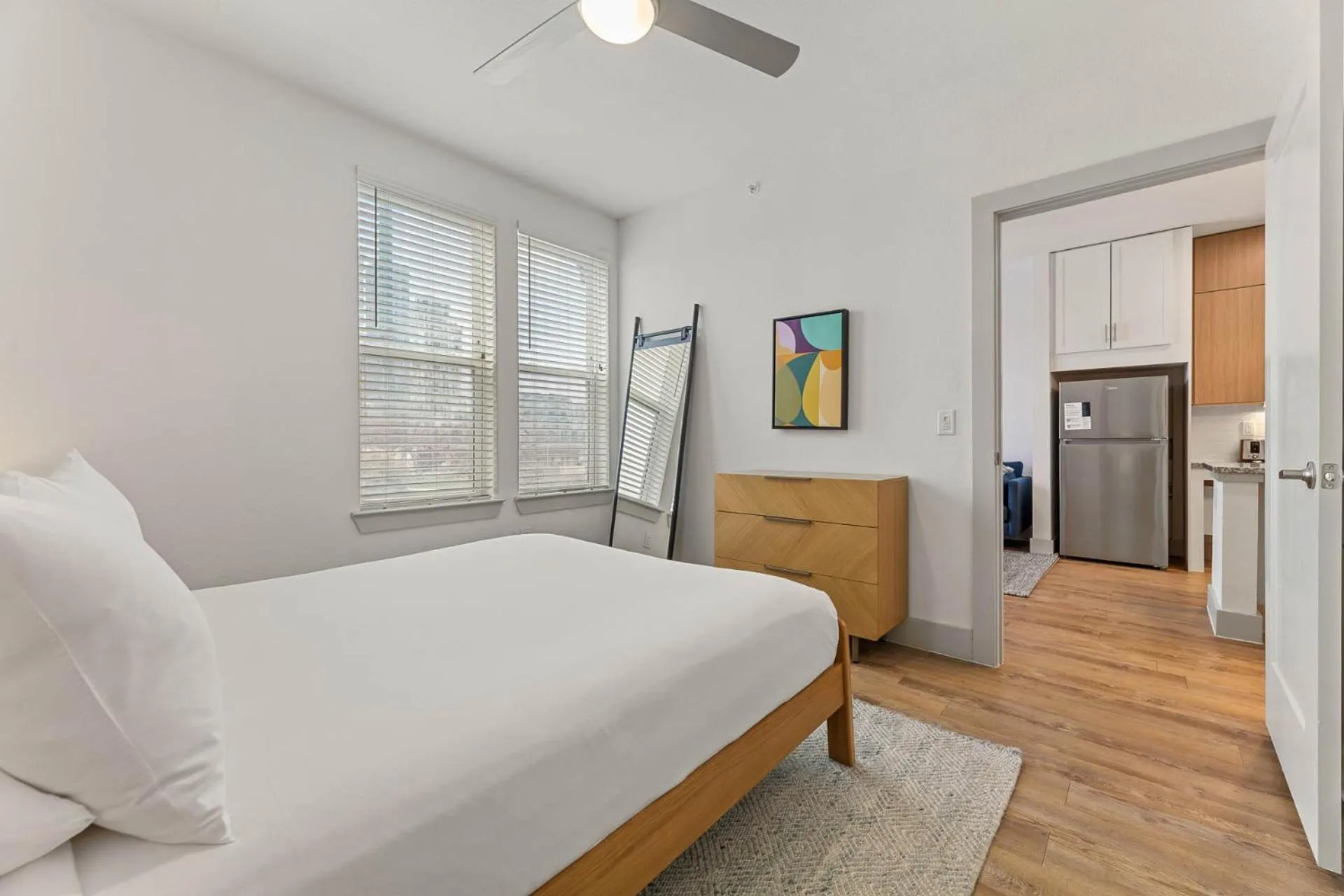 Bedroom, Bed in Placemakr Downtown Austin