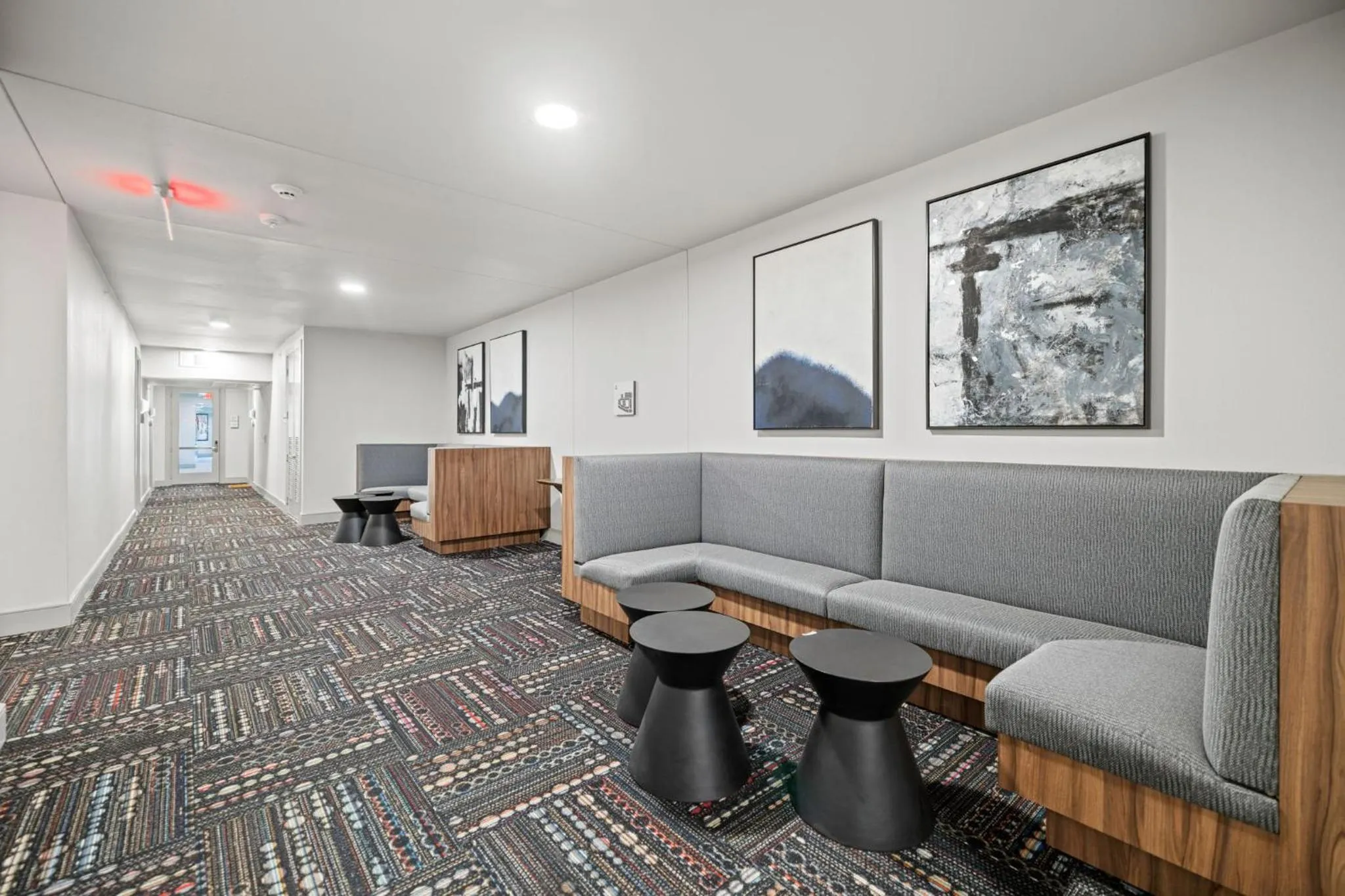 Seating area in Placemakr Downtown Austin