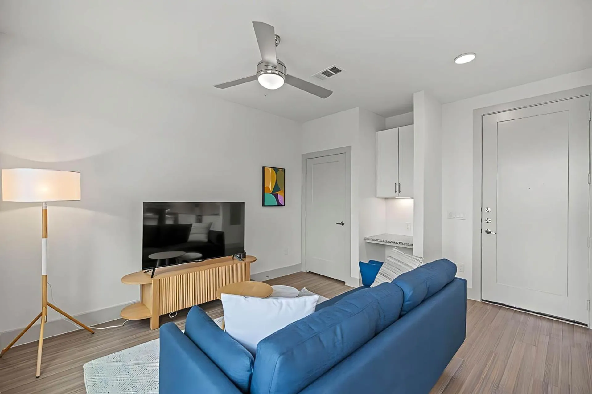 Living room in Placemakr Downtown Austin