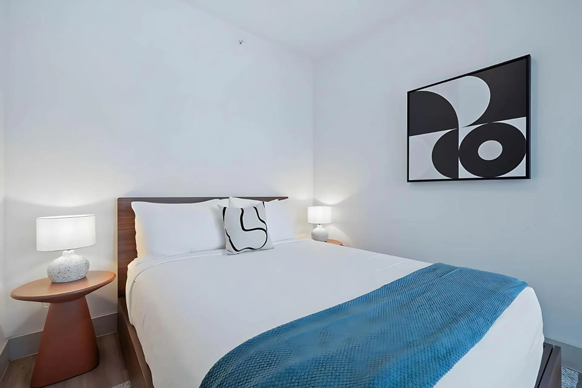 Bed in Placemakr Downtown Austin