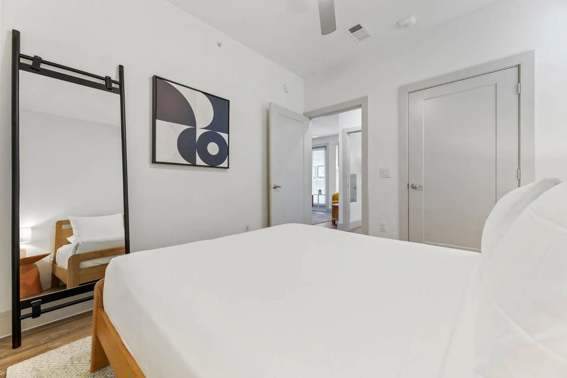Bedroom, Bed in Placemakr Downtown Austin