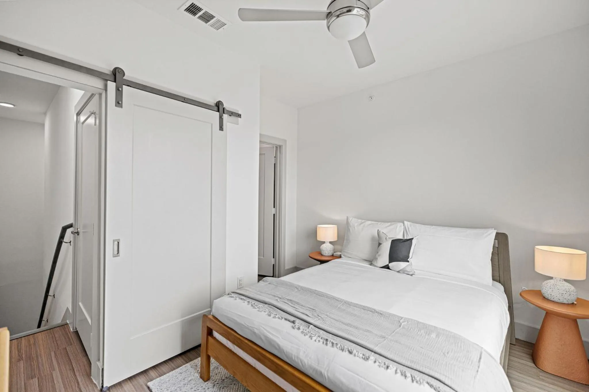 Bed in Placemakr Downtown Austin