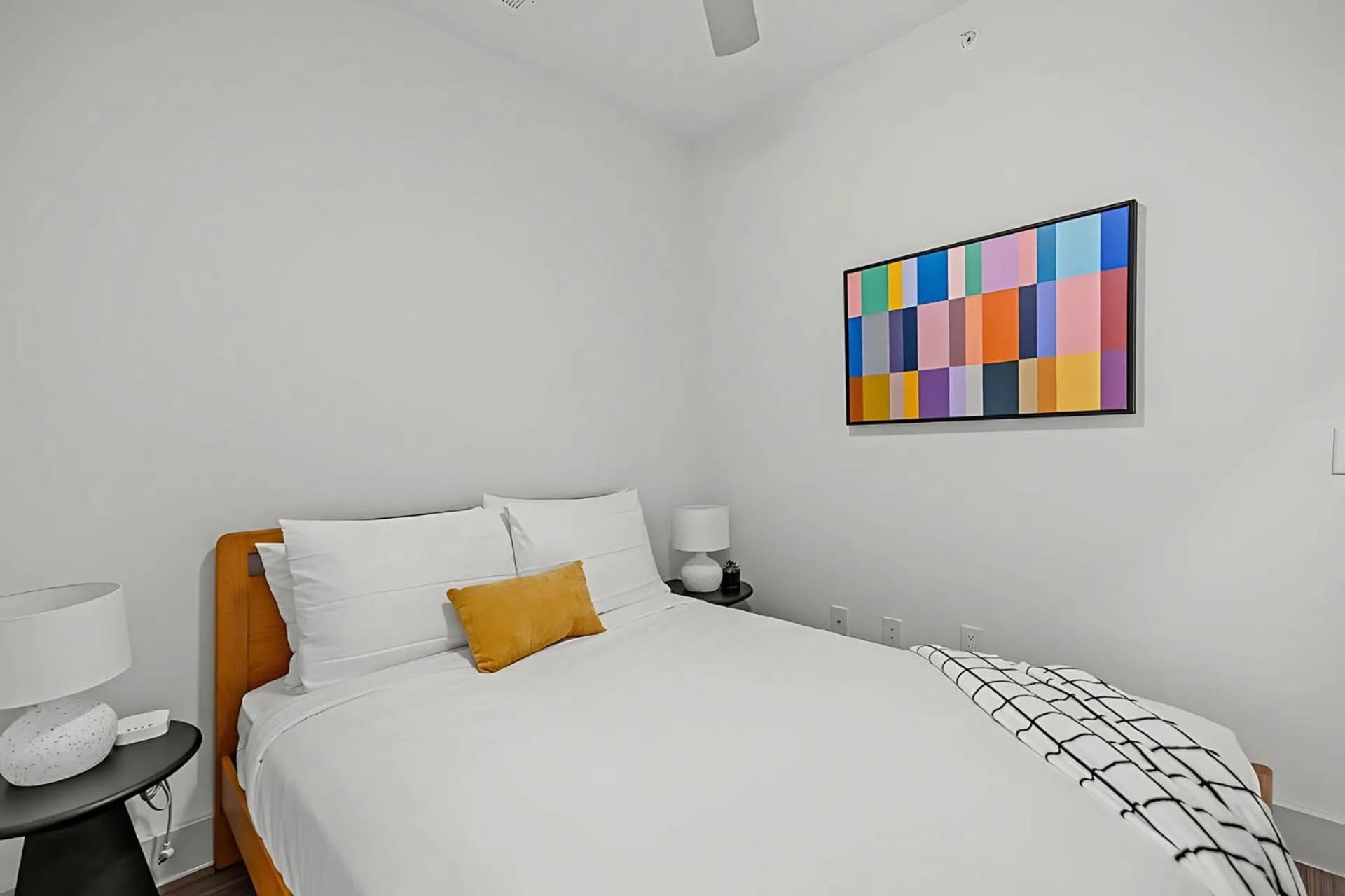 Bed in Placemakr Downtown Austin