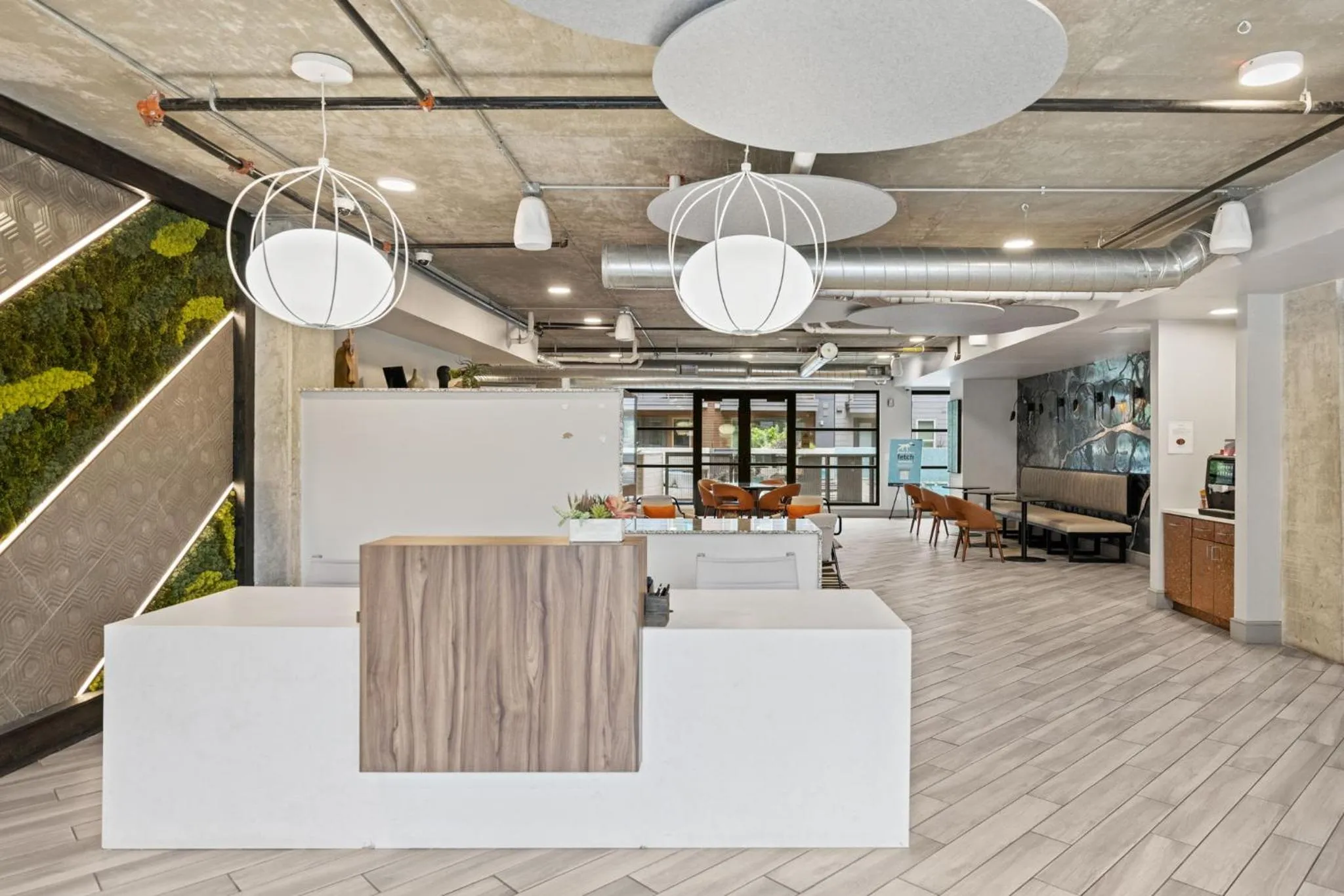Lobby or reception in Placemakr Downtown Austin