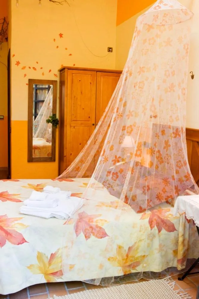 Bed in Hotel Rural La Llosa de Fombona