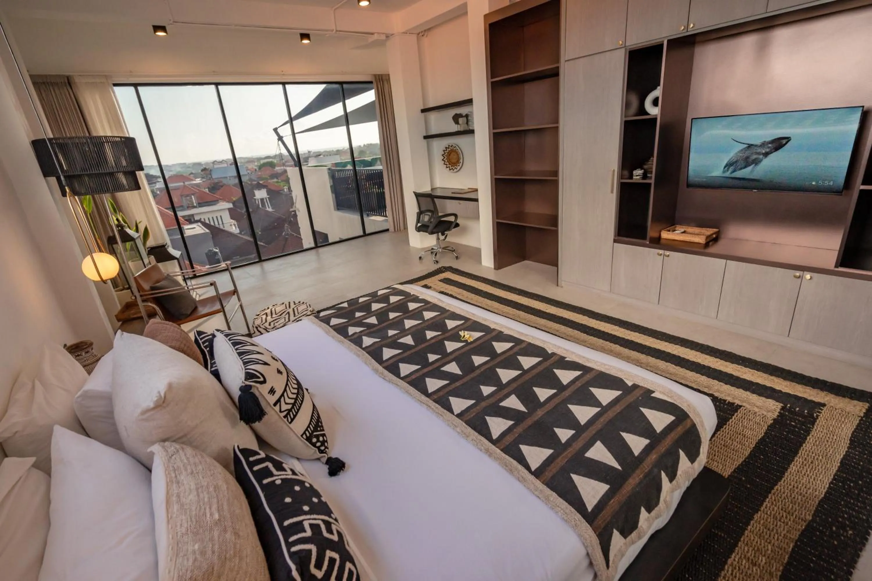 Bed in Onyx Beach Hotel