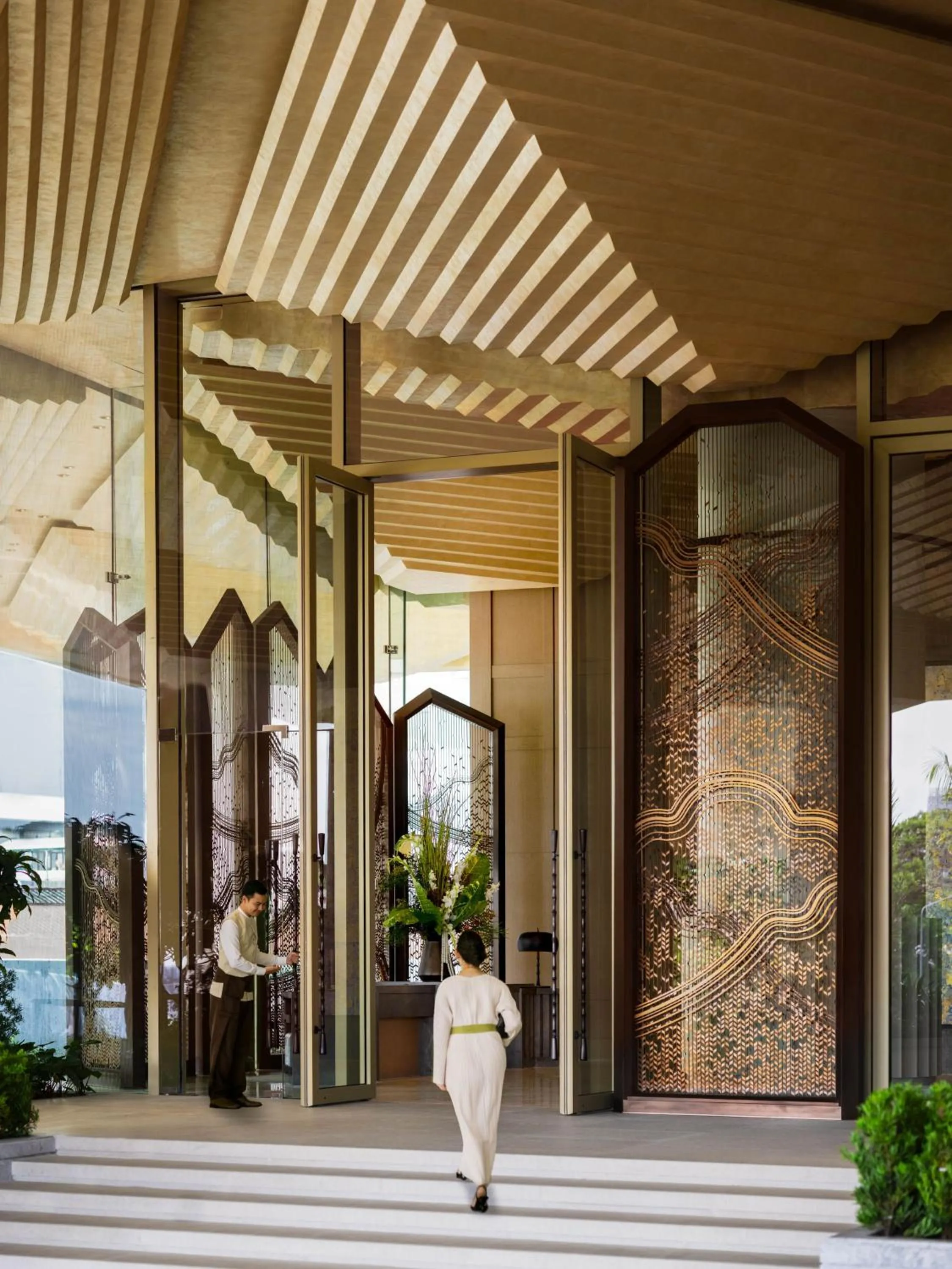 Facade/entrance in Dusit Thani Bangkok