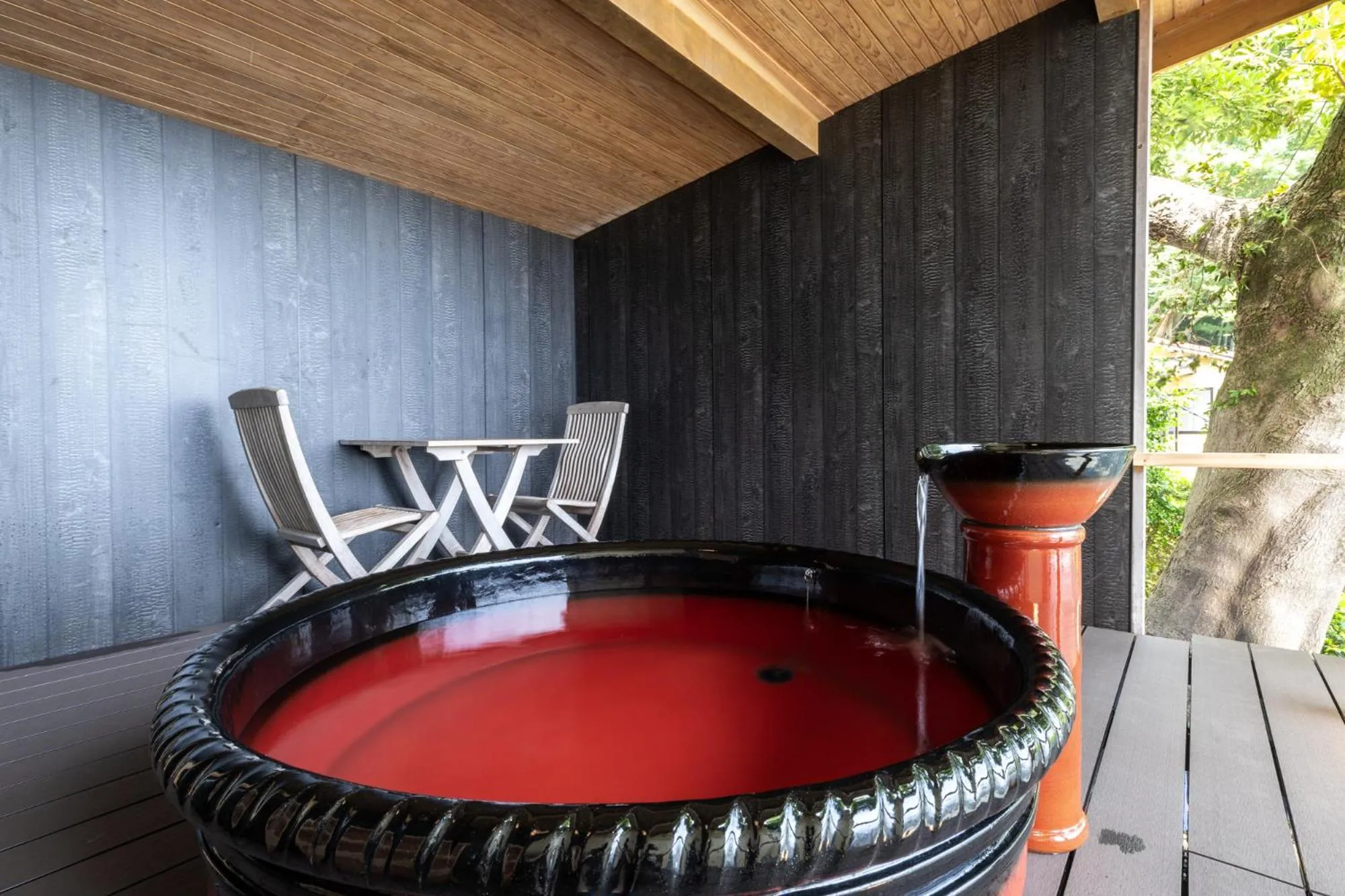 Open Air Bath in AtamiOnsen Nagahamaen
