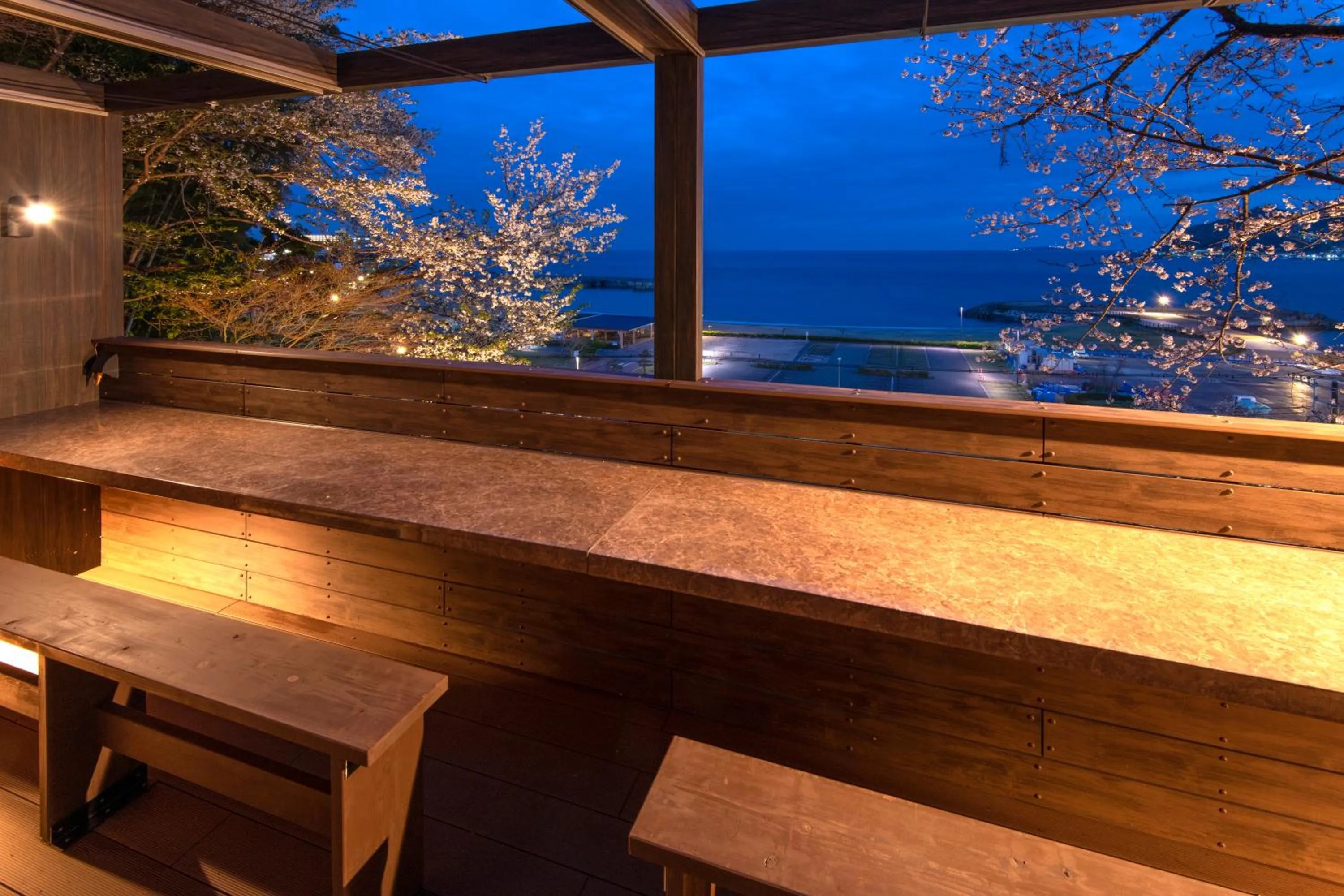 Natural landscape in AtamiOnsen Nagahamaen