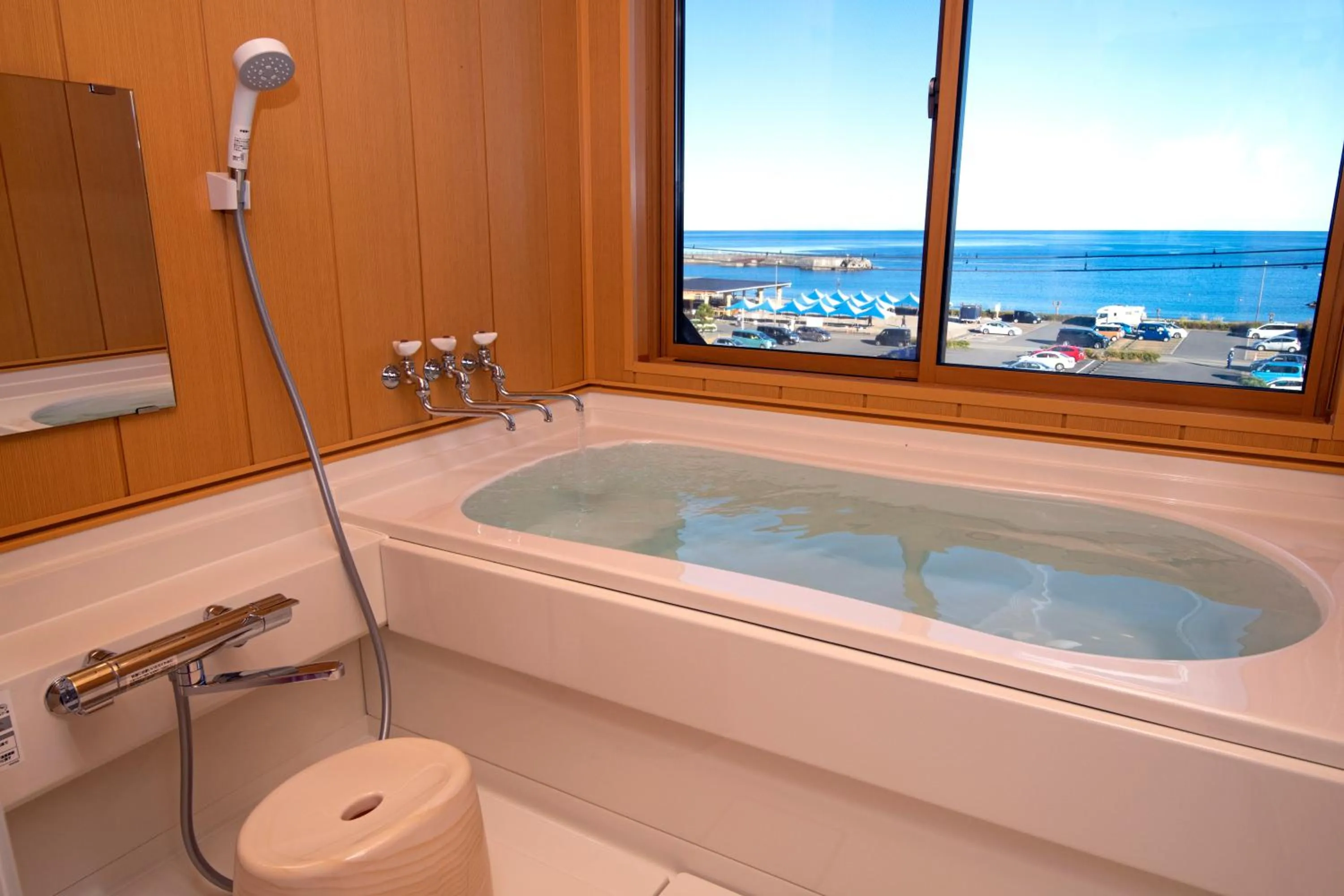 Bathroom in AtamiOnsen Nagahamaen