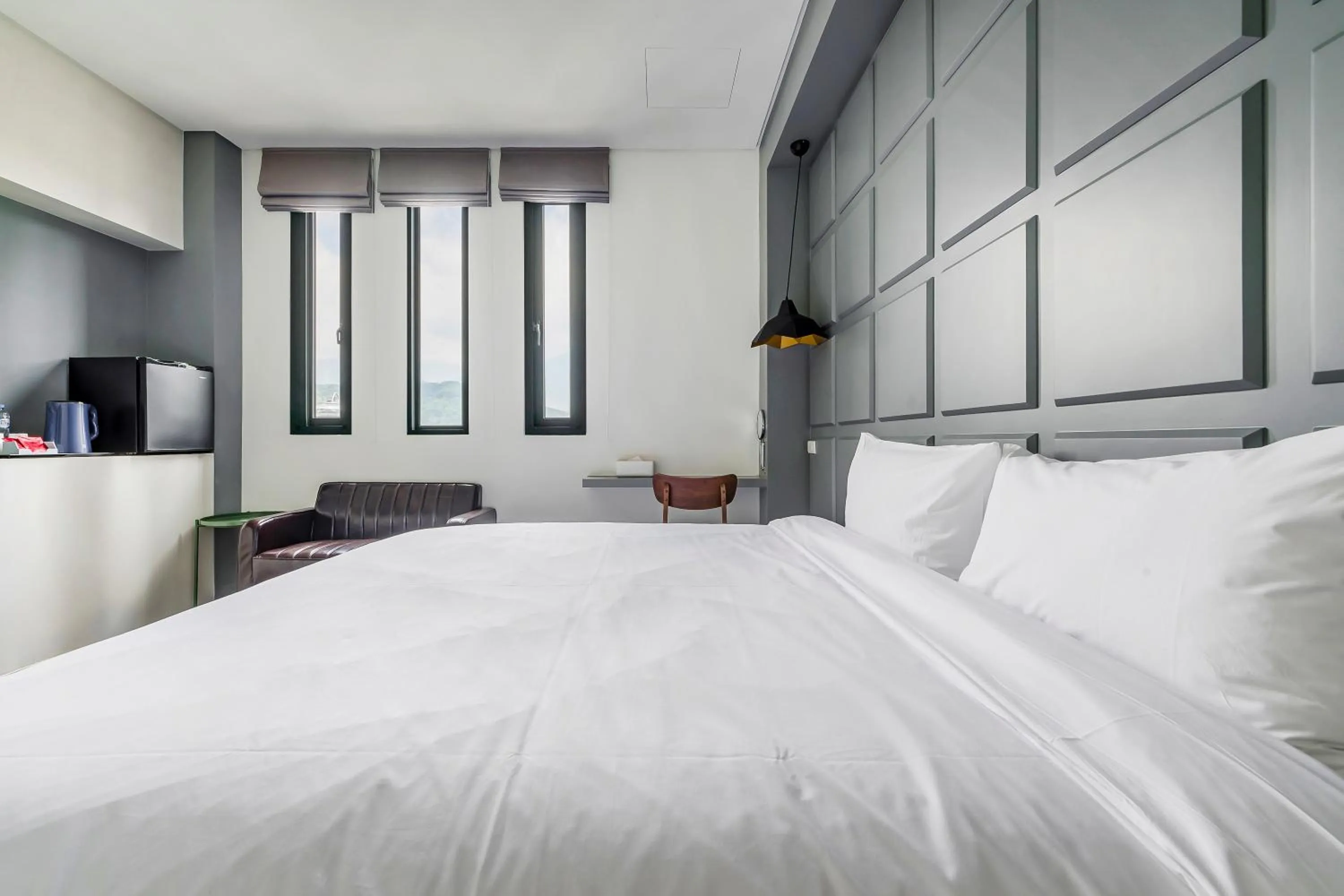 Bed in Han Yan Hill Hotel